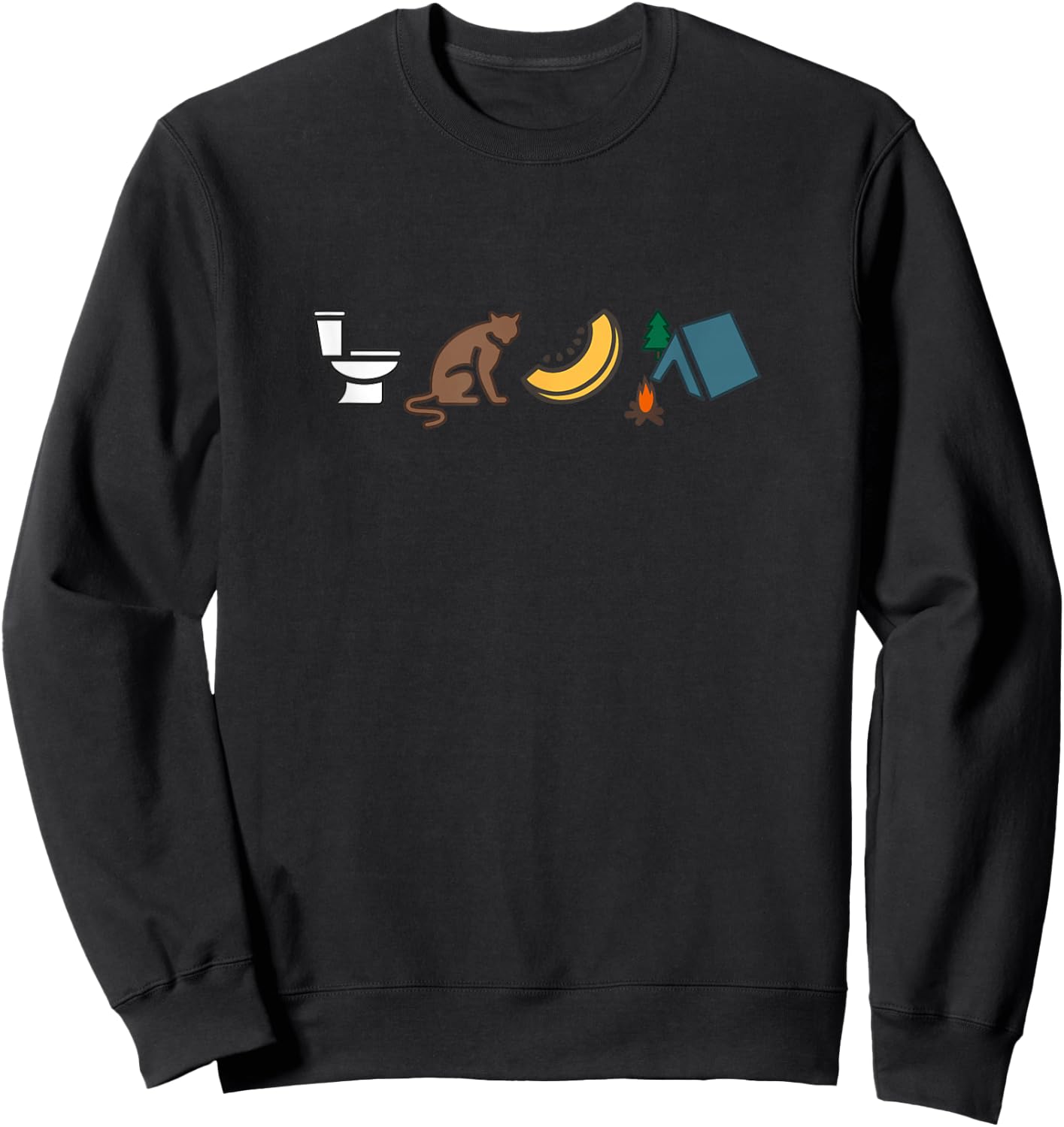 John Cougar Melon Camp Sweatshirt - Sweatshirt | Black