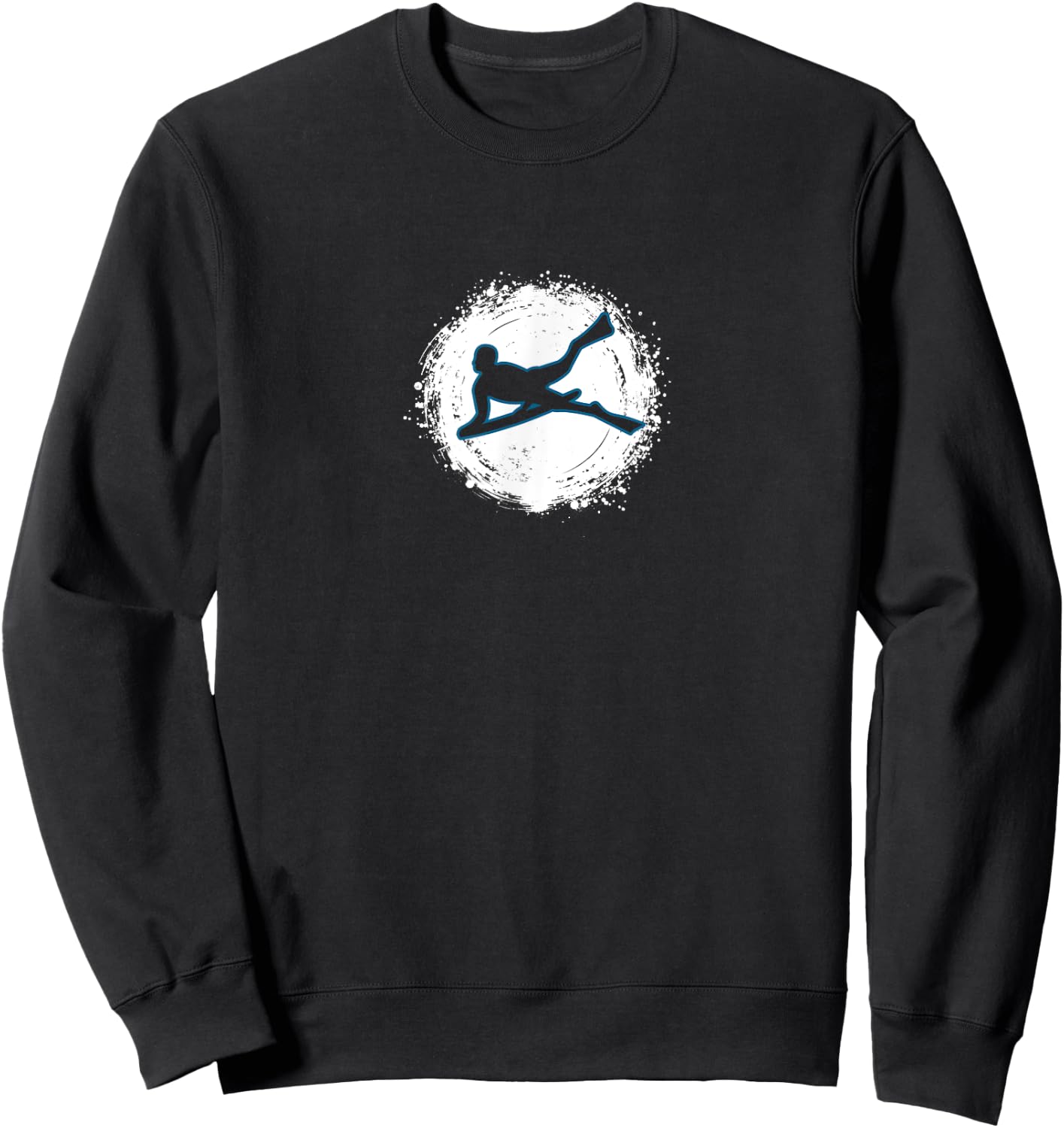 Minimalist Bodyboard Vintage Bodyboarding Graphic Sweatshirt - Sweatshirt | Black