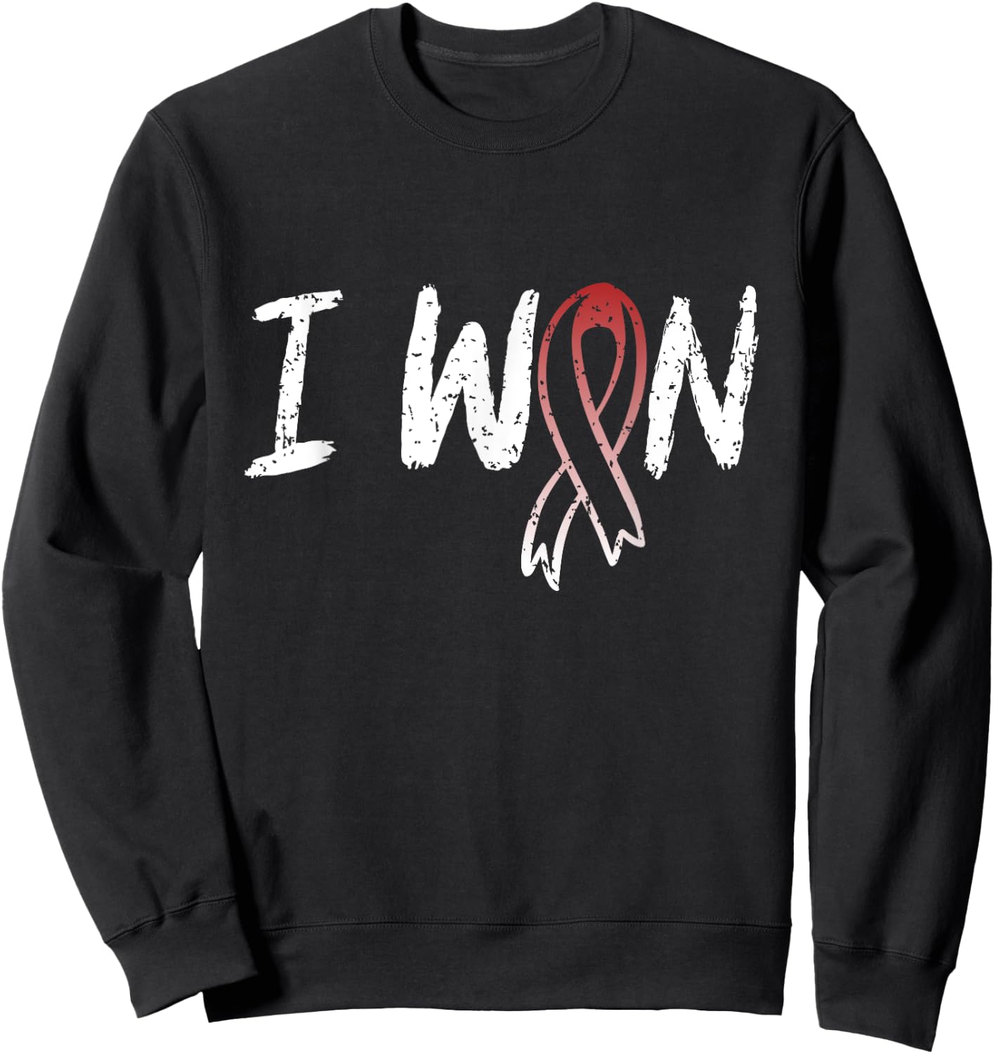 Laryngeal Cancer Survivor - I Won Laryngeal Cancer Awareness Sweatshirt - Sweatshirt | Black