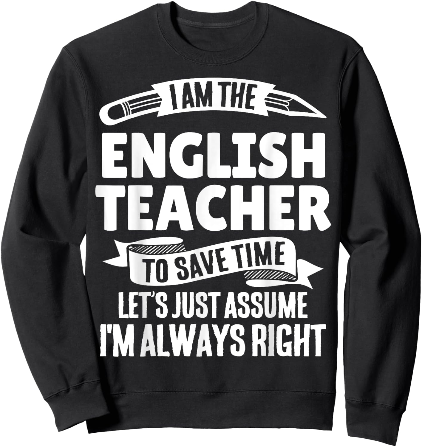 English Teacher - Of Course I'm Awesome! Women Sweatshirt - Sweatshirt | Black