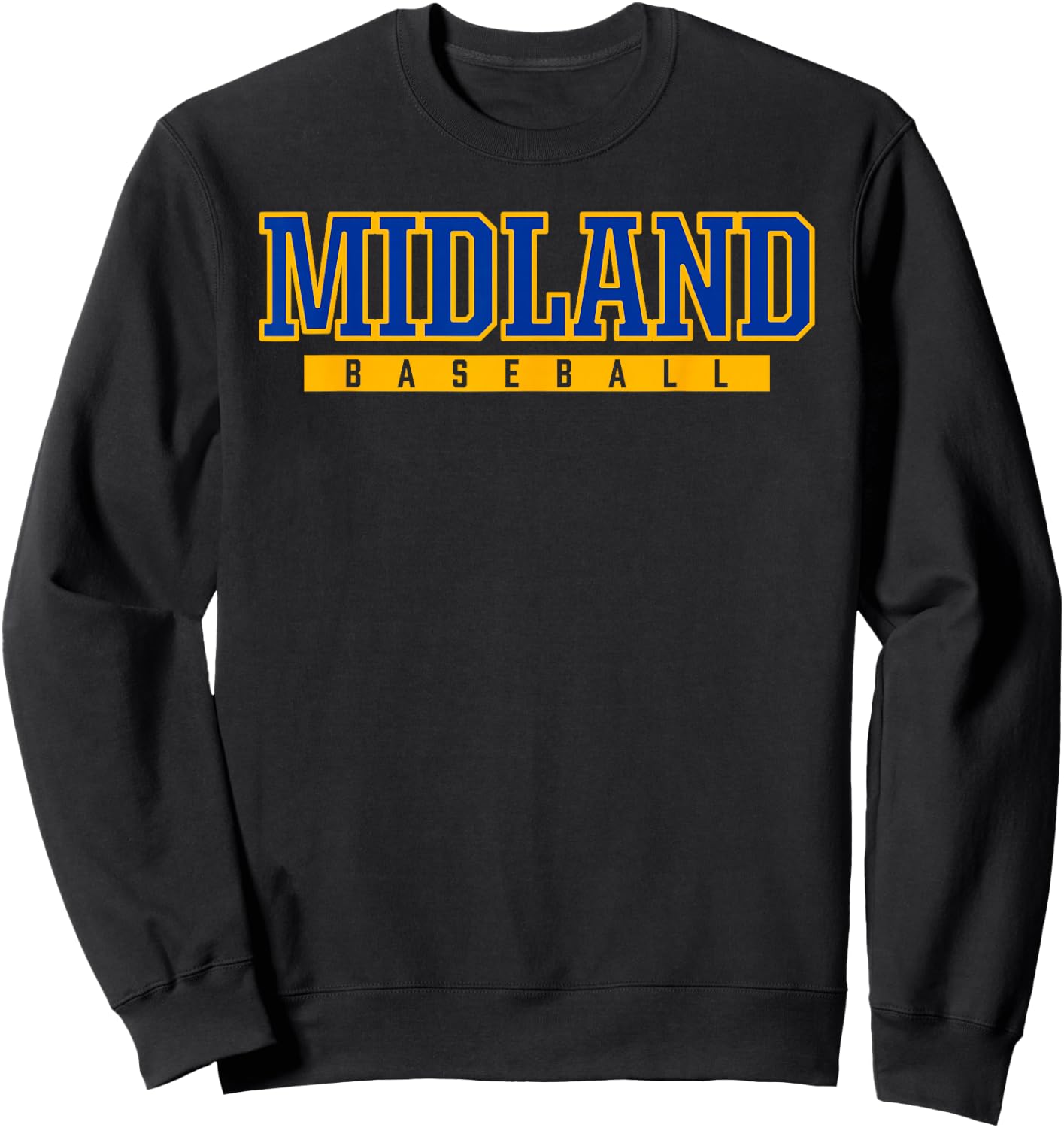 Midland High School Baseball Sweatshirt - Sweatshirt | Black