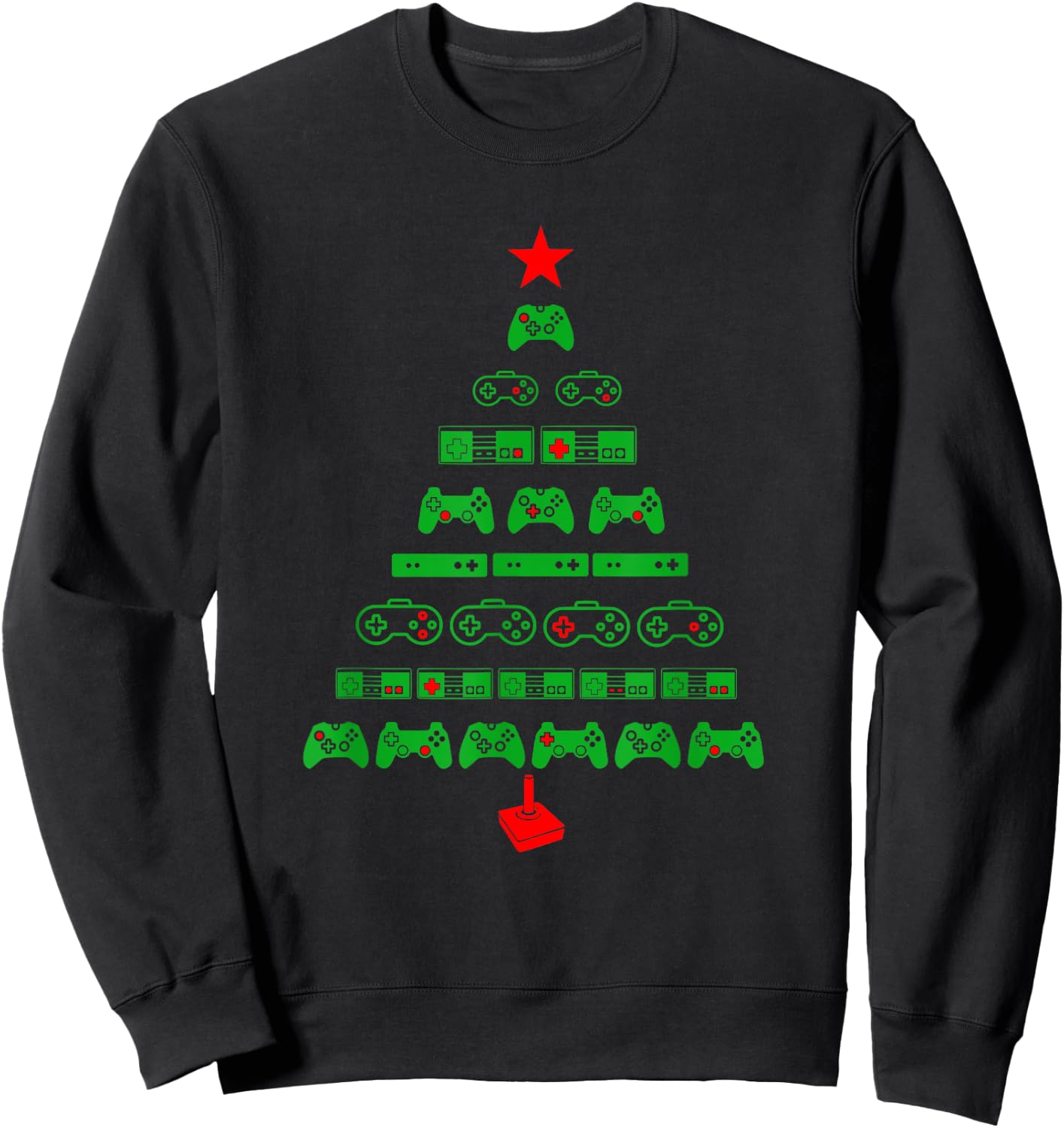 Christmas Gamer Shirt - Video Games Sweatshirt - Sweatshirt | Black