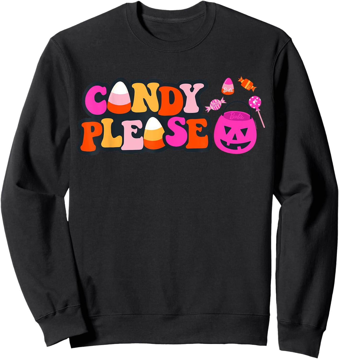 Barbie - Candy Please Sweatshirt - Sweatshirt | Black