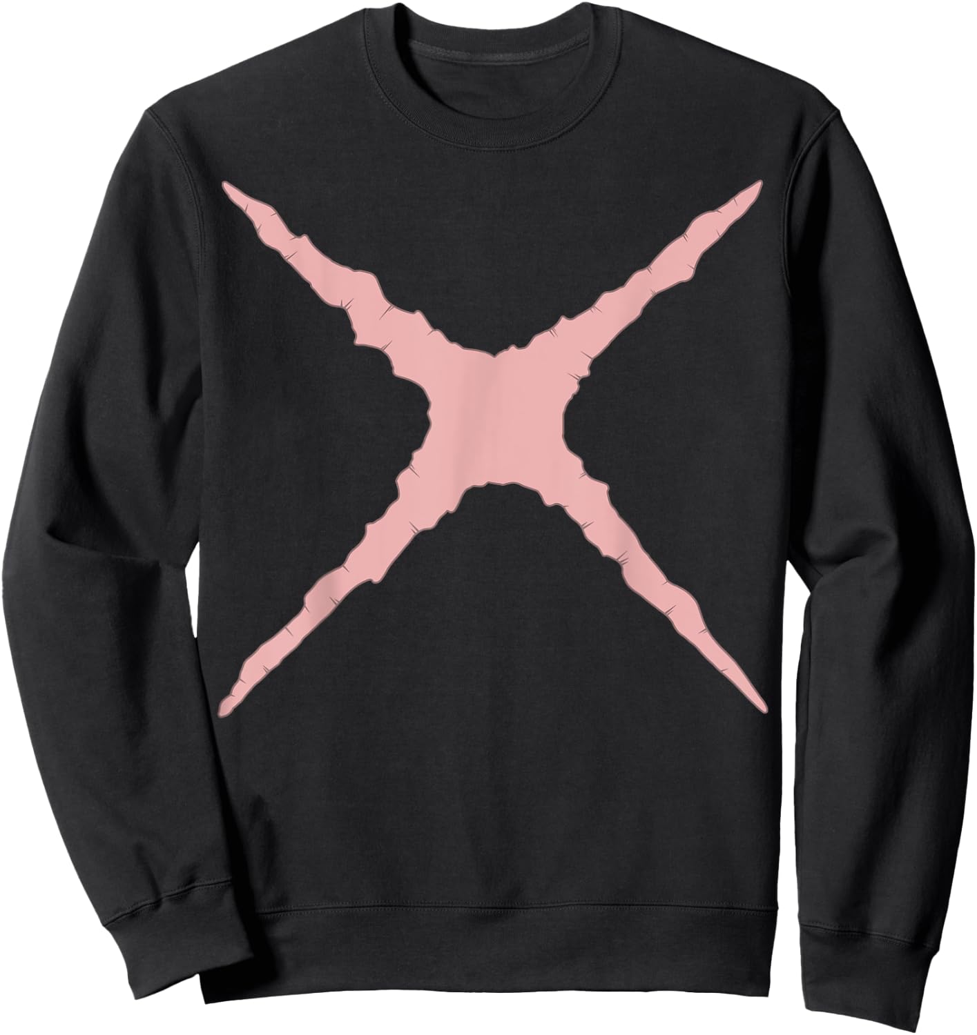 Anime Cosplay Anime Costume Anime Training Scar Anime Gym Sweatshirt - Sweatshirt | Black