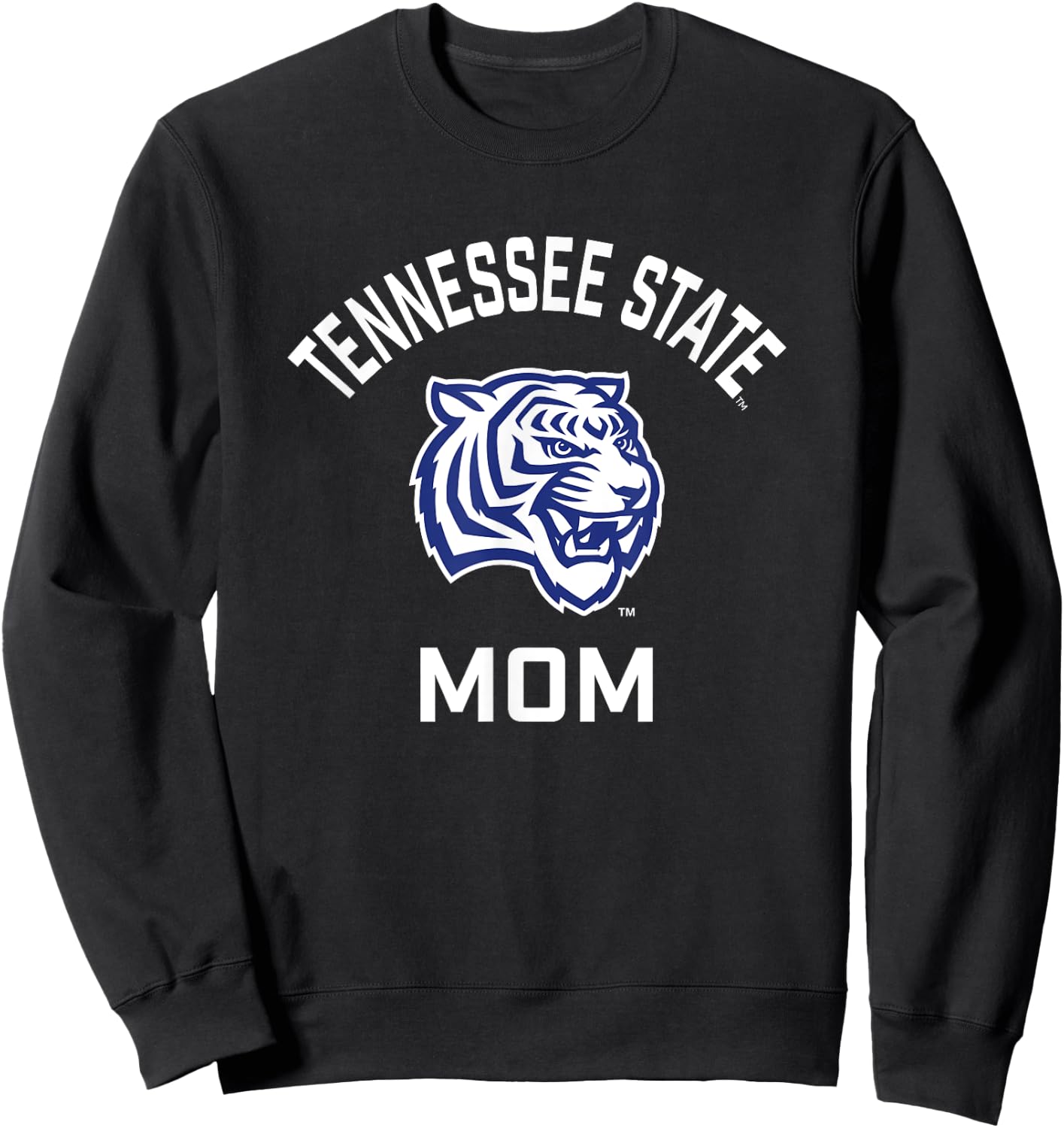 Tennessee State University TSU Tigers Arched Mom Sweatshirt - Sweatshirt | Black