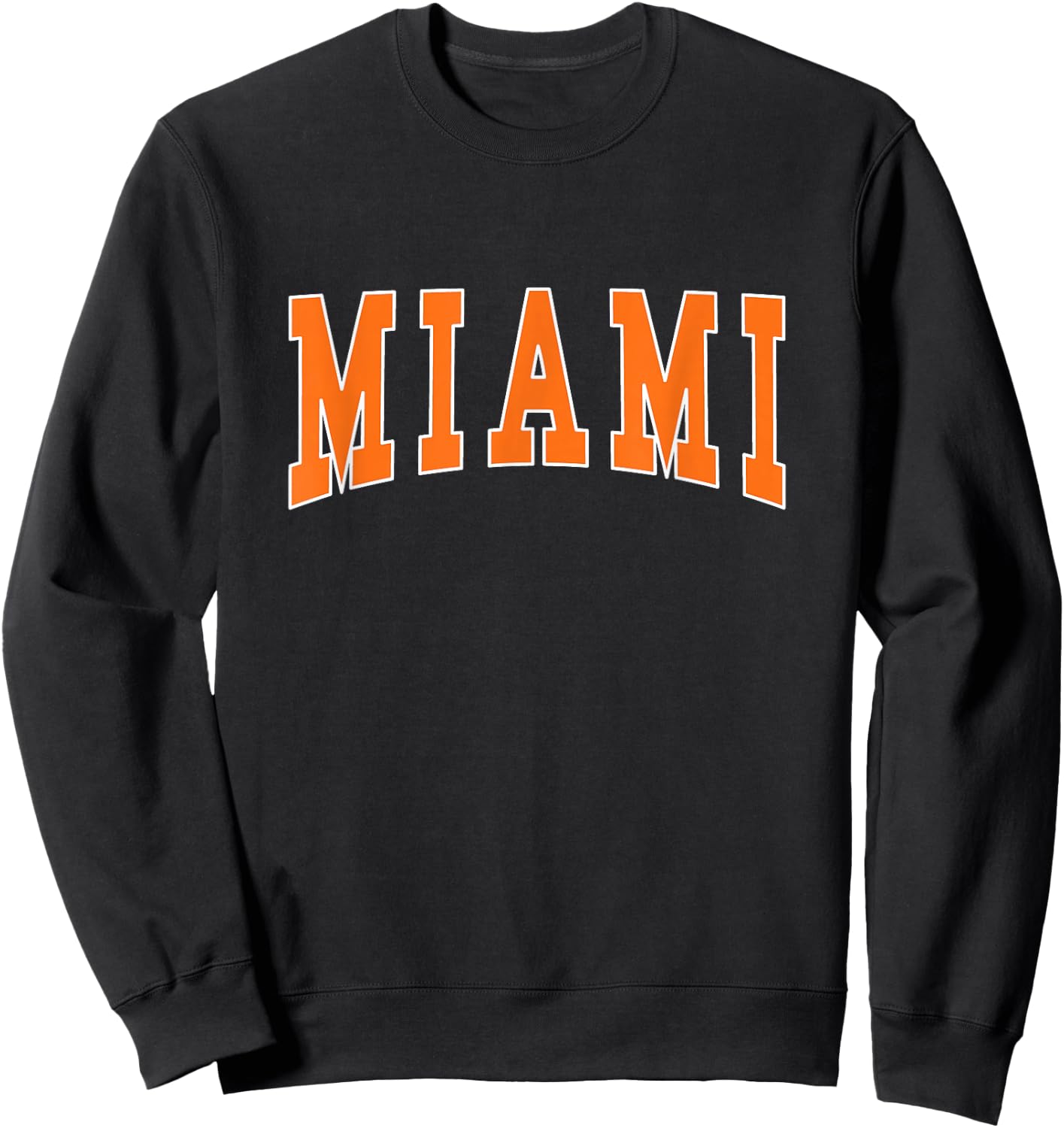 MIAMI - Throwback Design - Classic Sweatshirt - Sweatshirt | Black
