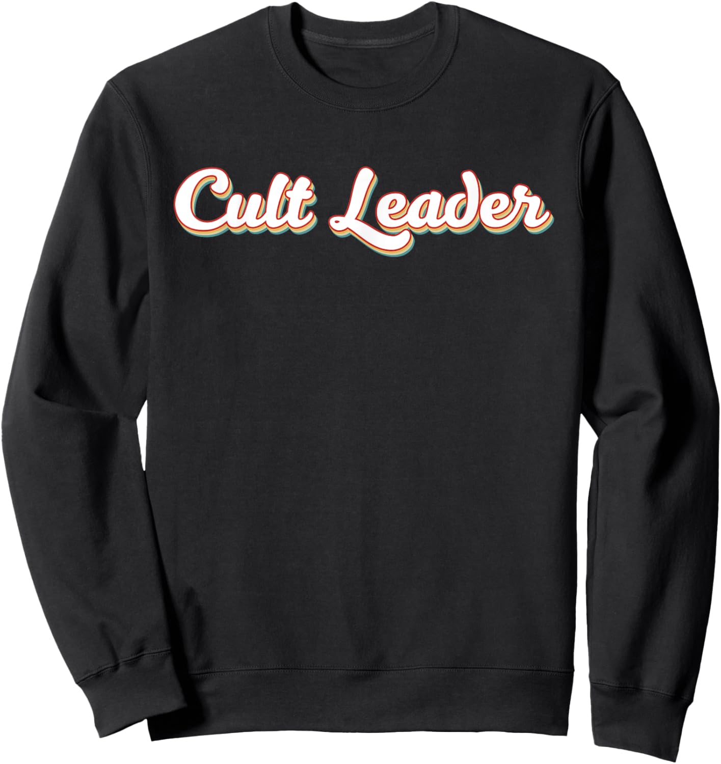 Cult Leader Funny Retro Gothic Occult Goth Occultism Outfit Sweatshirt - Sweatshirt | Black