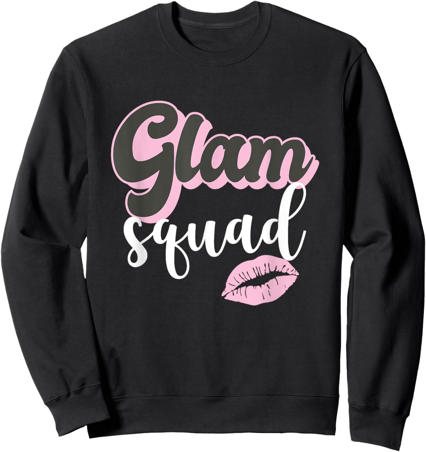 Glam Squad Beautician MUA Esthetician Sweatshirt - Sweatshirt | Black