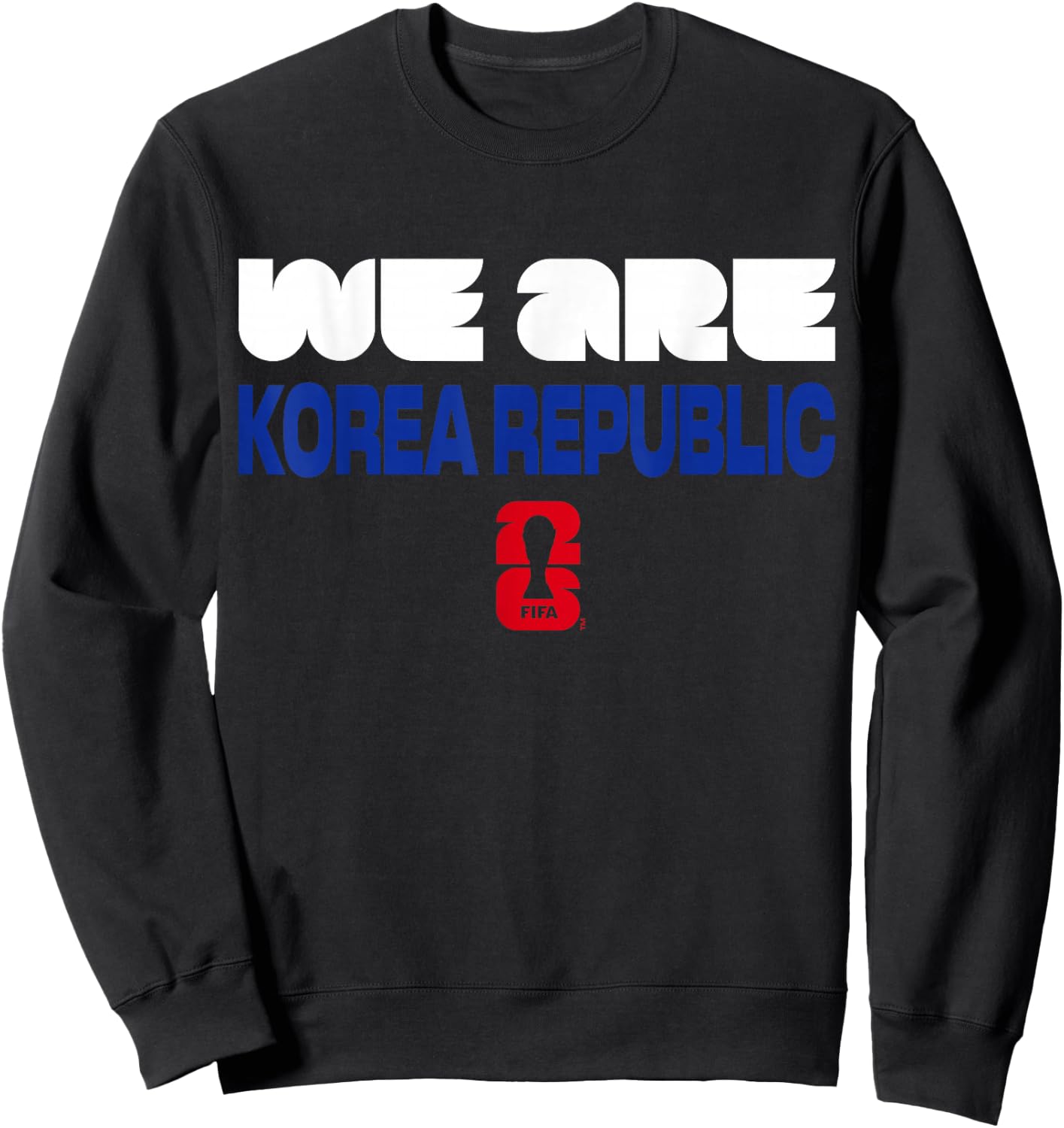 FIFA World CUP26 Qualifier We are Korea Sweatshirt - Sweatshirt | Black
