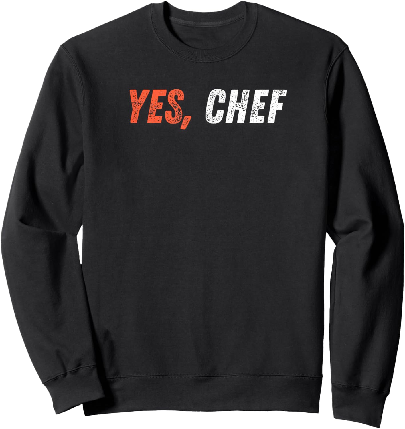 2 Each their Own Yes Chef Black Classic Fit Short Sleeve Small Sweatshirt - Sweatshirt | Black
