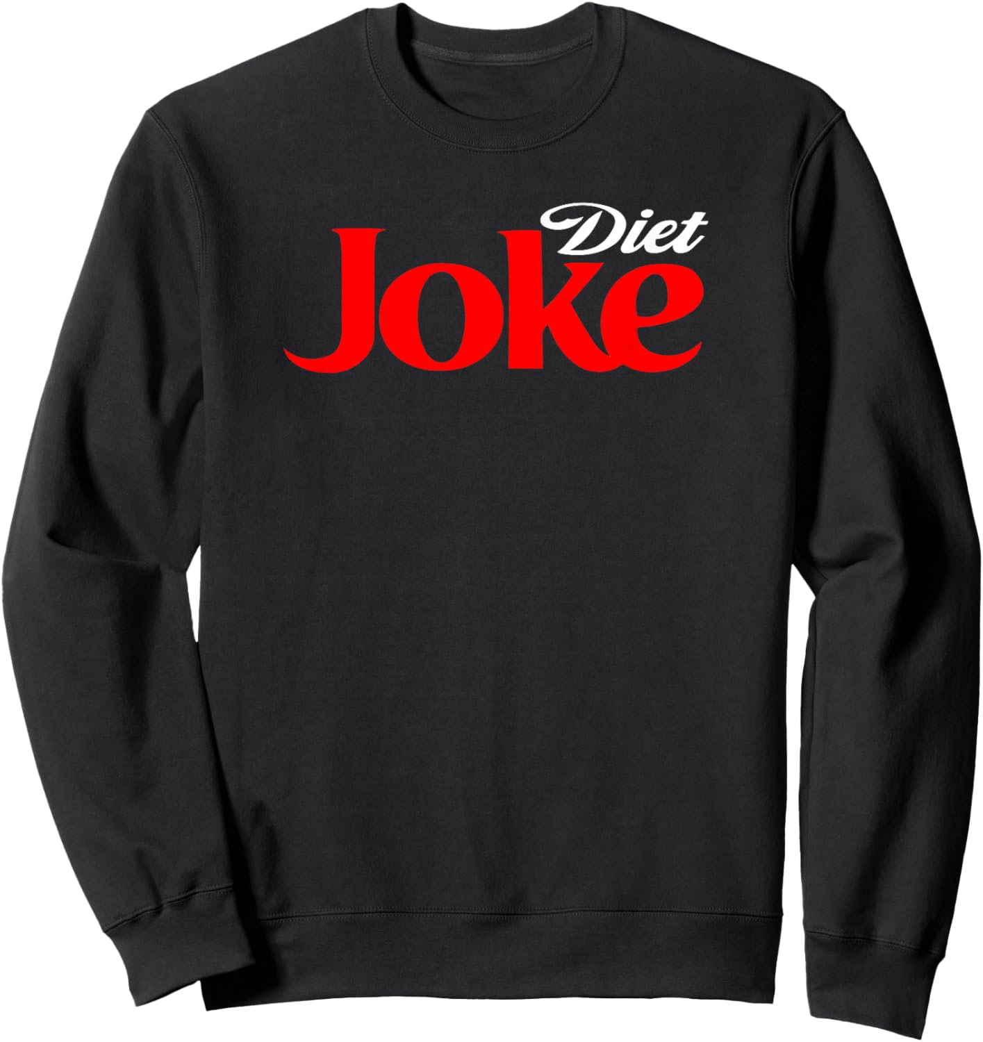 Diet Joke Shirt Keto Paleo Vegan Funny Statement Pun Sweatshirt - Sweatshirt | Black