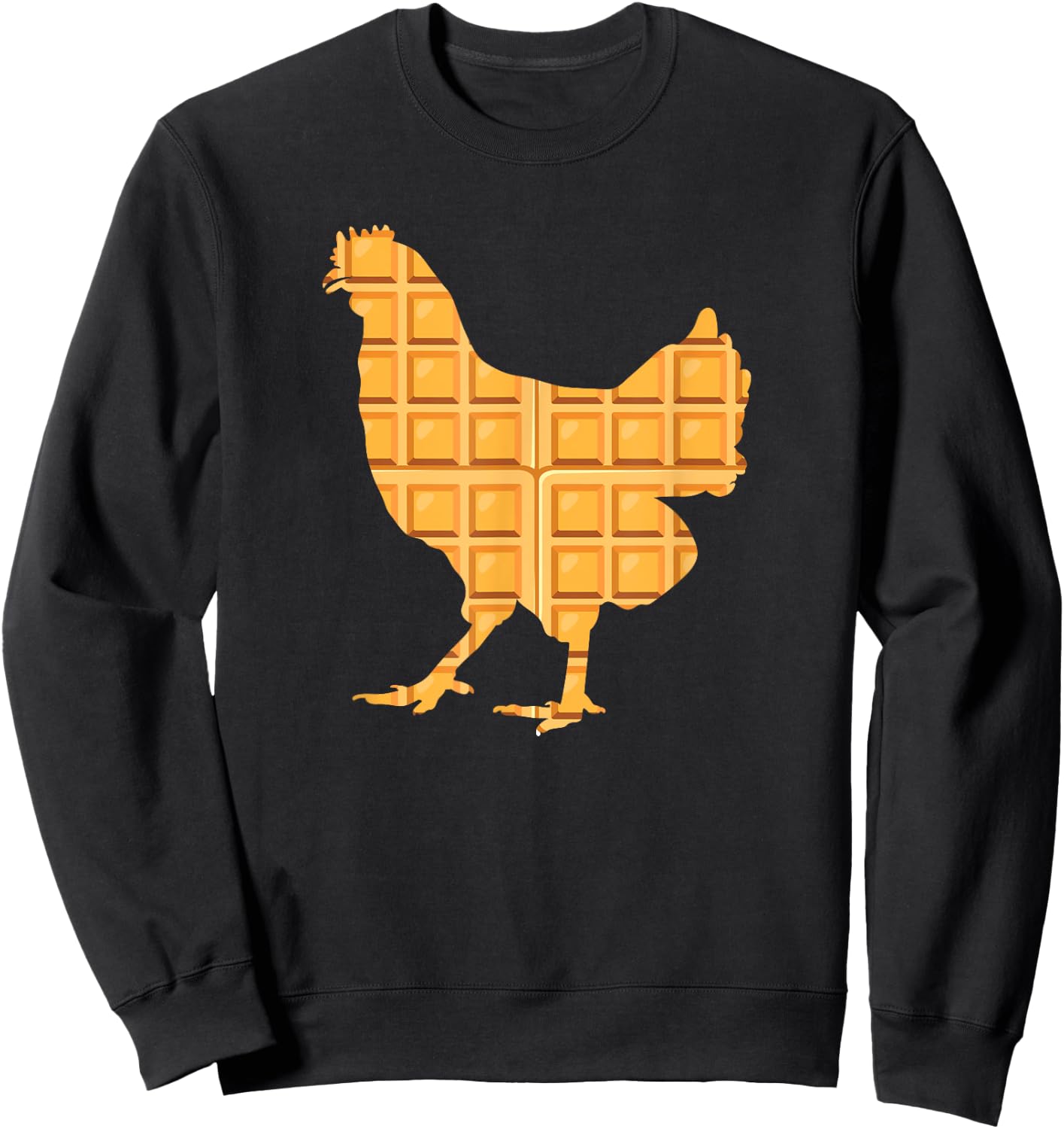 Chicken Waffles for Chicken & Waffle Lover Sweatshirt - Sweatshirt | Black