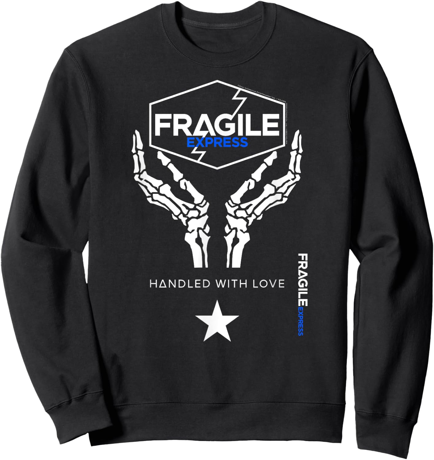 Death Stranding Fragile ExpressVideo Gaming Merch Sweatshirt - Sweatshirt | Black