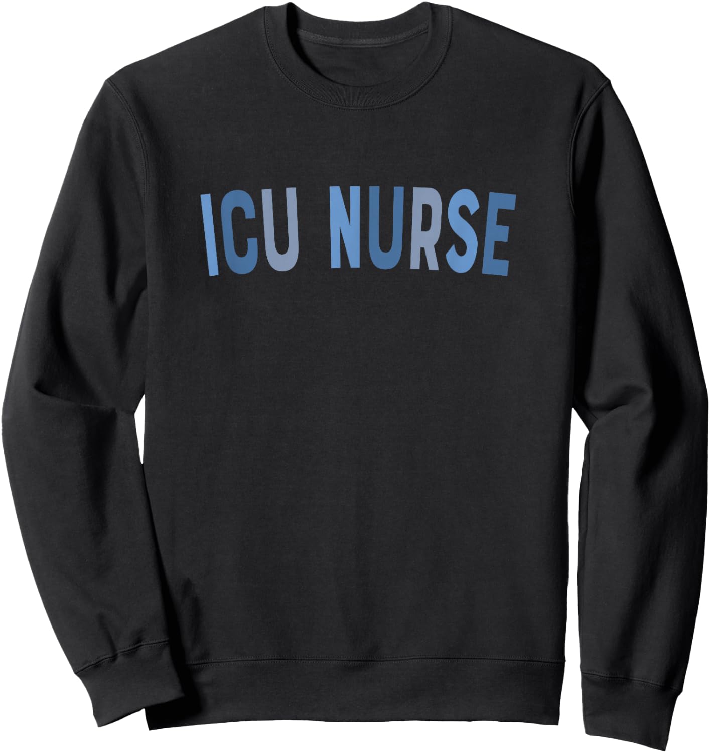 Vintage ICU Nurse Intensive Care Unit Nurse Emergency Nurse Sweatshirt - Sweatshirt | Black