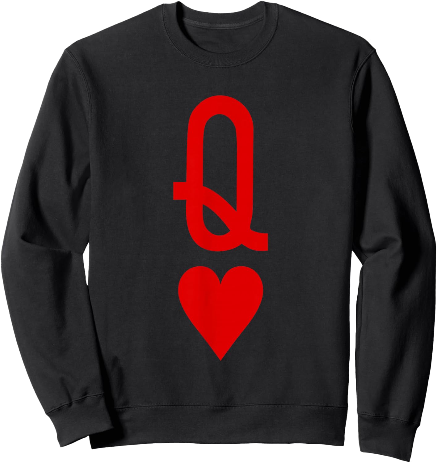 Queen of Hearts Sweatshirt - Sweatshirt | Black