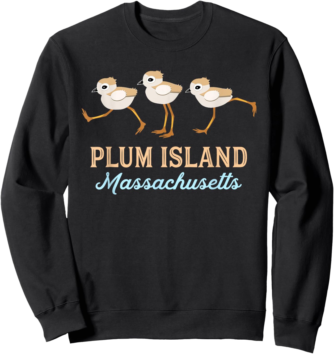 Plum Island Piping Plovers Sweatshirt - Sweatshirt | Black