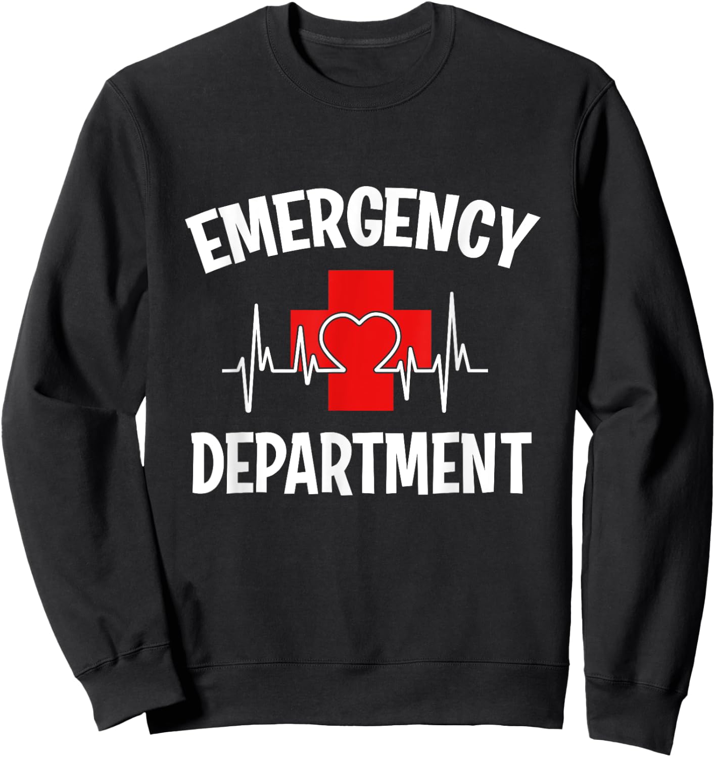 Emergency Department Er Shirt Nurse Emergency Room Shirt Er Sweatshirt - Sweatshirt | Black