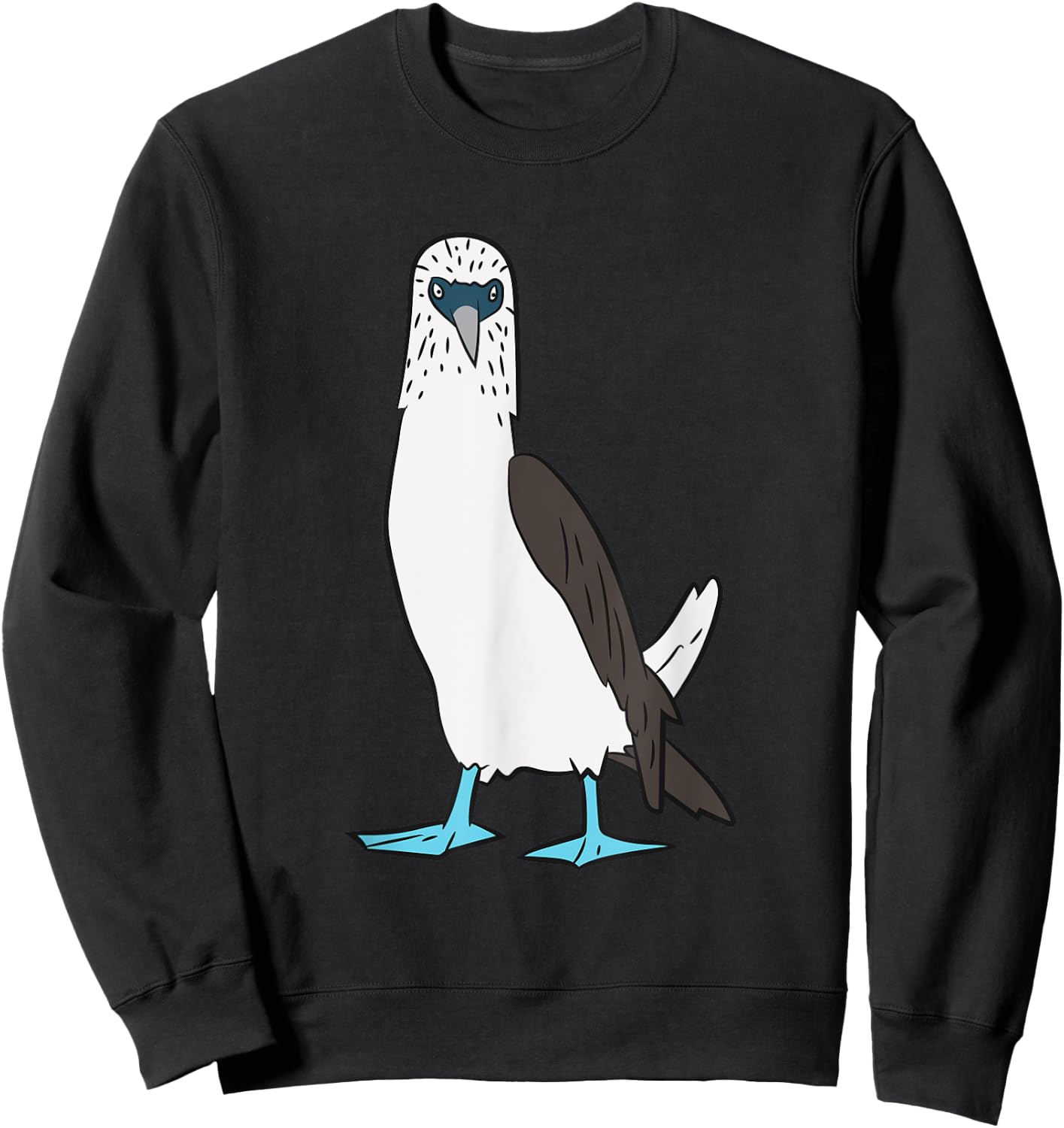 Cute Blue Foot Booby Bird Dancing Blue Foot Boobie Bird Sweatshirt - Sweatshirt | Black
