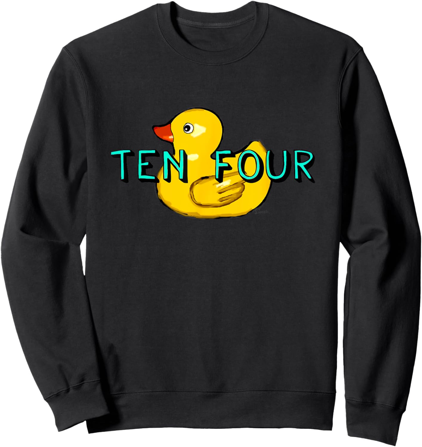 Big Ten Four Rubber Duck Convoy Trucker Sweatshirt - Sweatshirt | Black