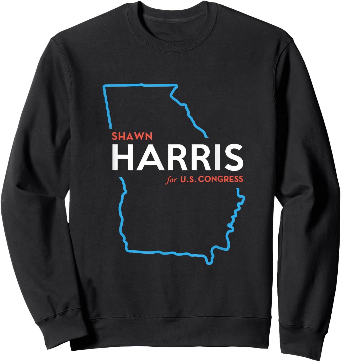 Shawn Harris 2024 for Congress Georgia GA-14 Sweatshirt - Sweatshirt | Black