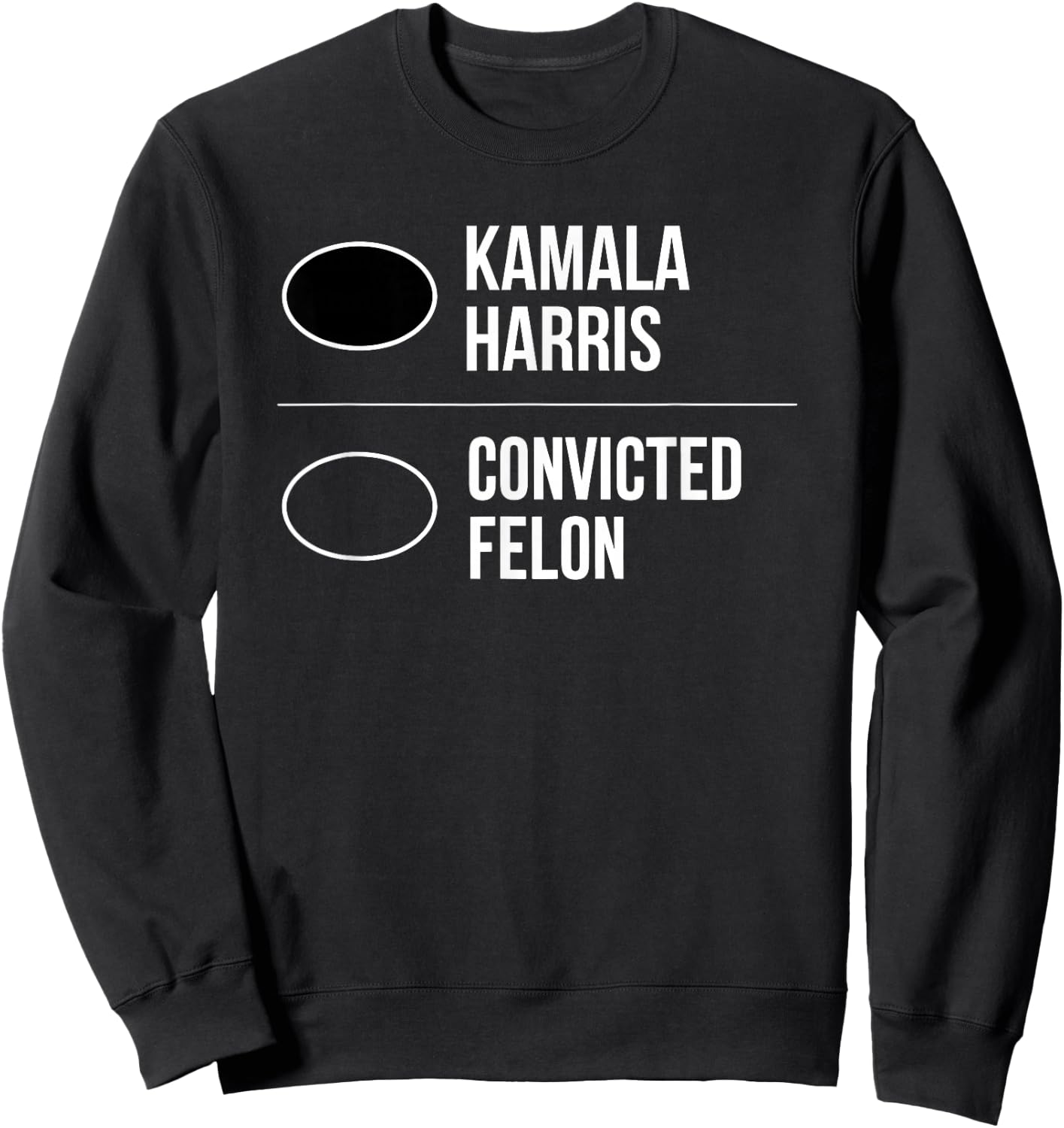 Kamala Harris 2024 Vote Blue No Matter Who Save Democracy Sweatshirt - Sweatshirt | Black