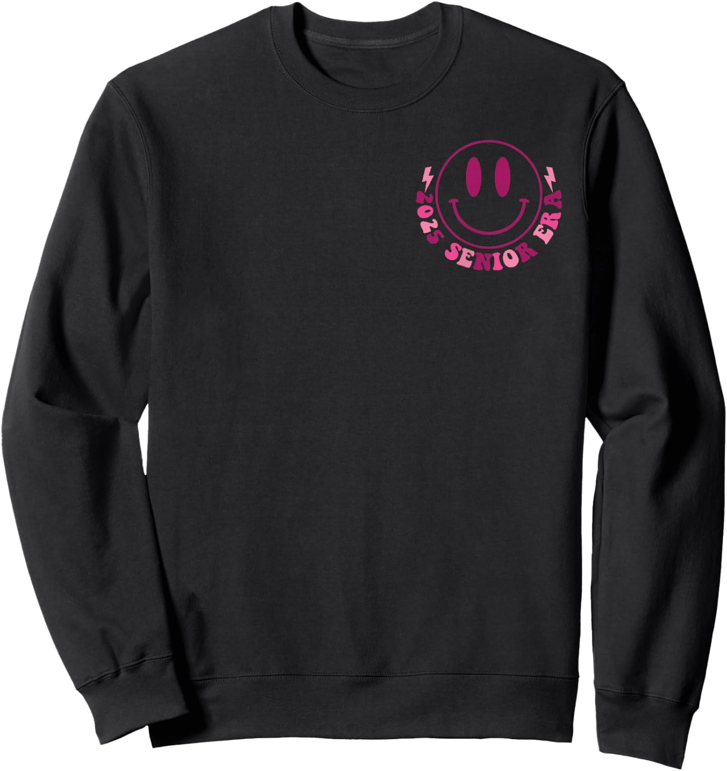 In My Senior Era, 2025 Senior Era, Class Of 2025 (Two Sides) Sweatshirt - Sweatshirt | Black
