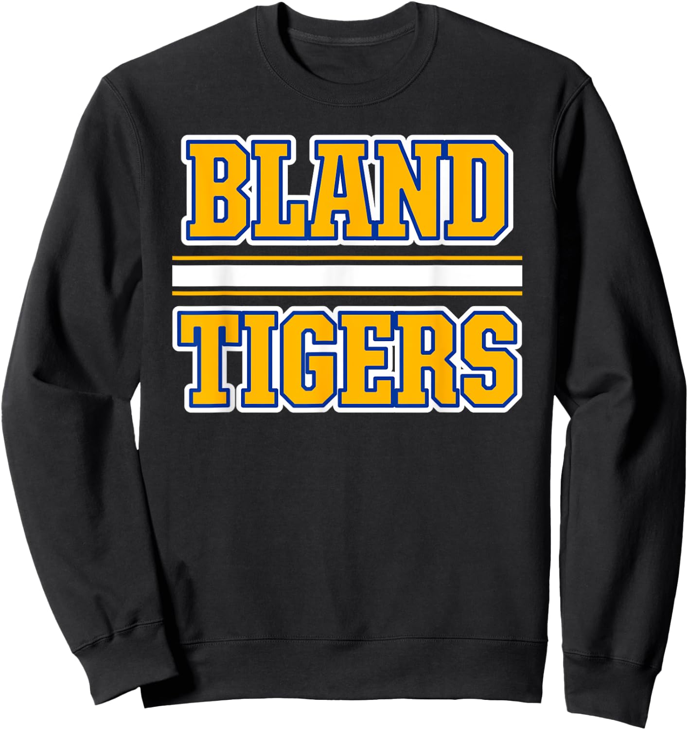 Bland Tigers Horizontal Stripes Sweatshirt - Sweatshirt | Black