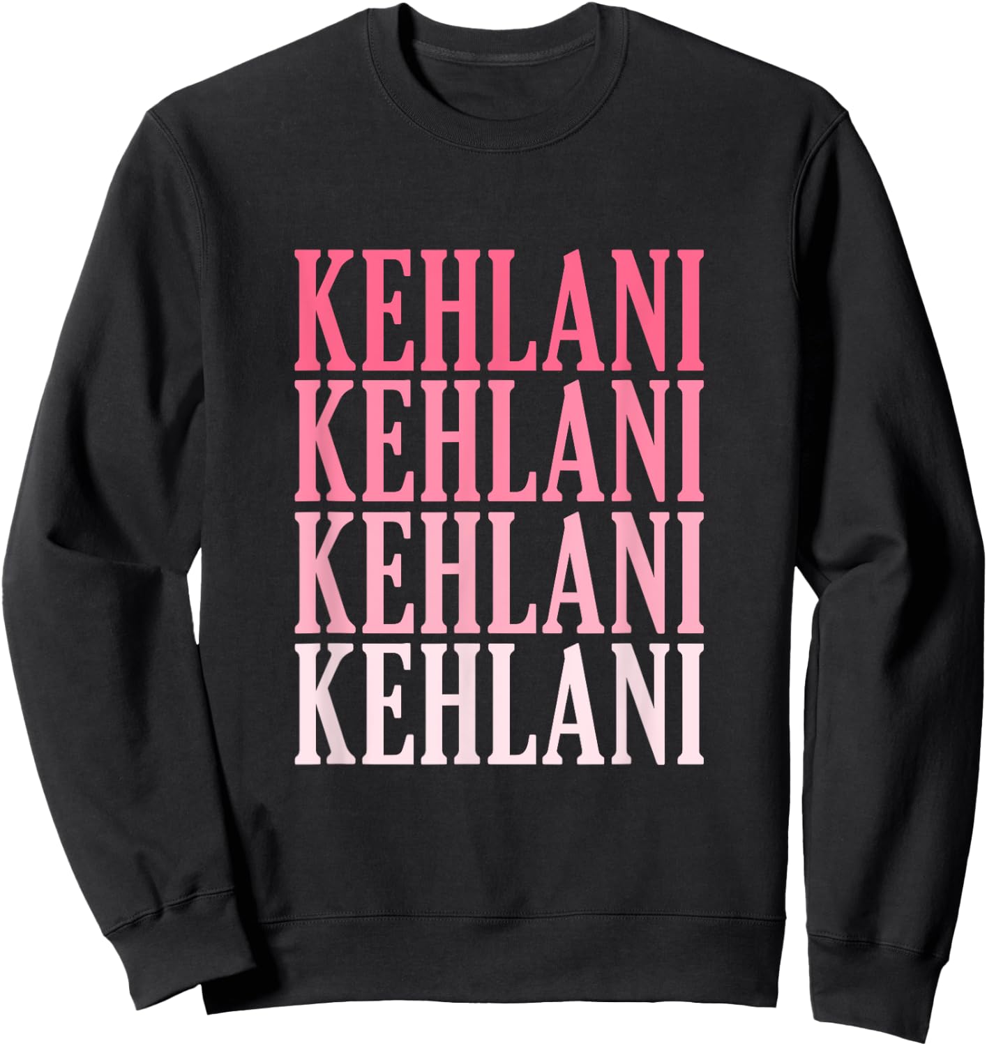 Retro Individual Name Name Kehlani Sweatshirt - Sweatshirt | Black