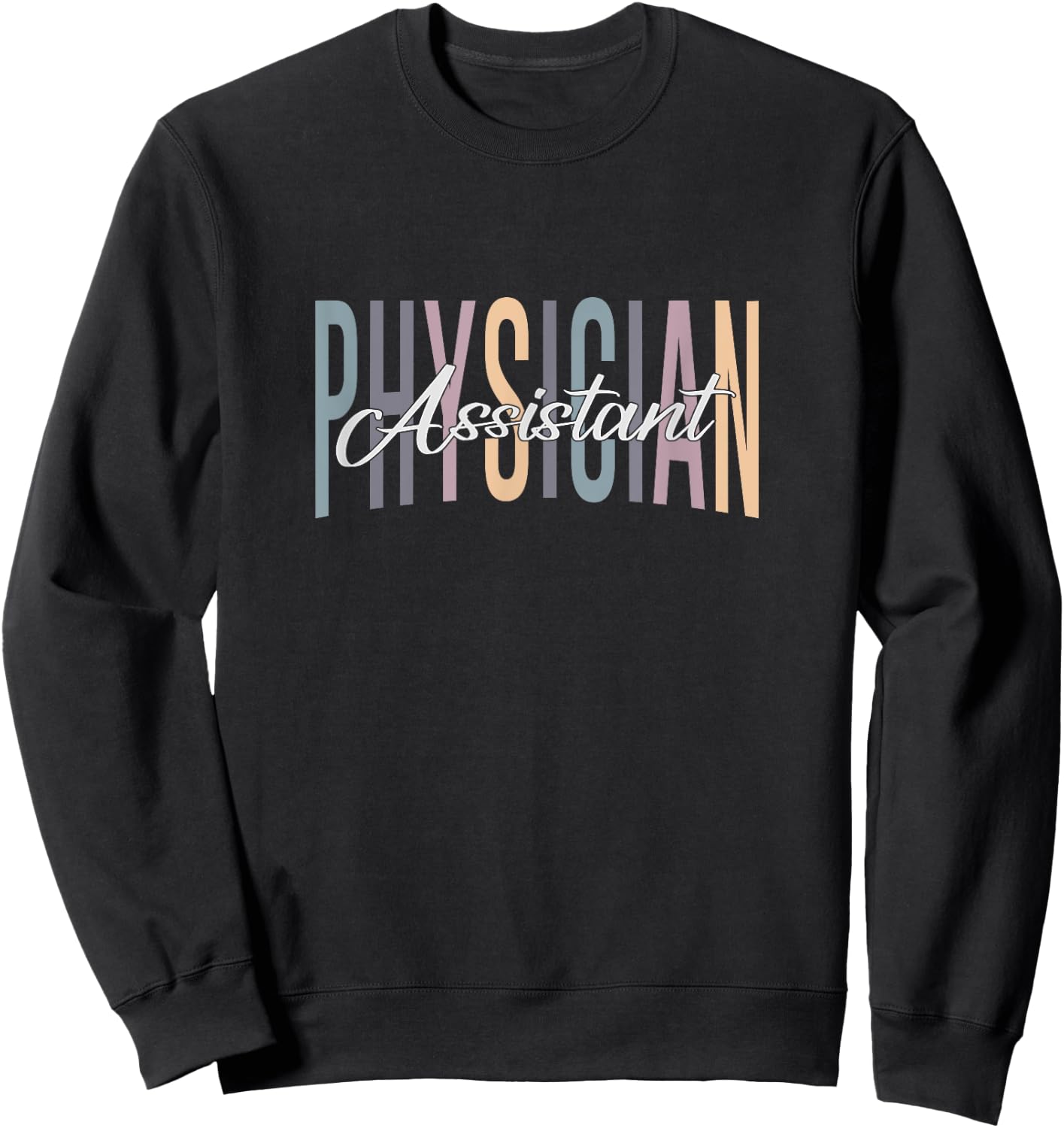 Vintage Physician Assistant PA Student PA Doctor Graduation Sweatshirt - Sweatshirt | Black