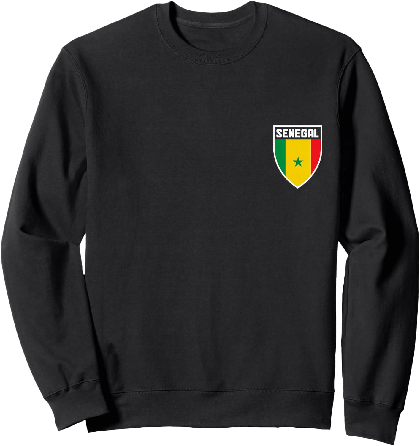 Senegal Pride Senegalese Flag African Roots Heritage Sweatshirt - Sweatshirt | Black