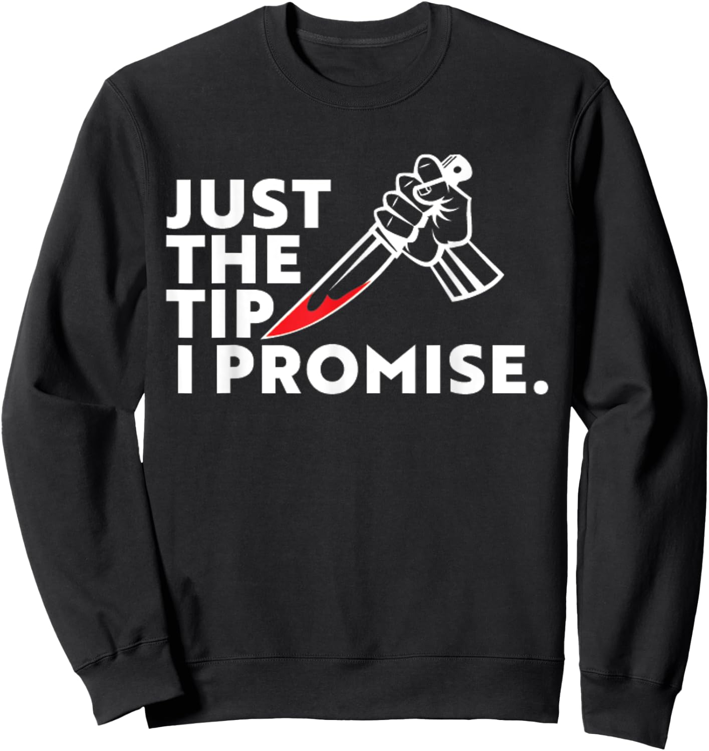 Funny Halloween Serial Killer Costume Gift Sweatshirt - Sweatshirt | Black