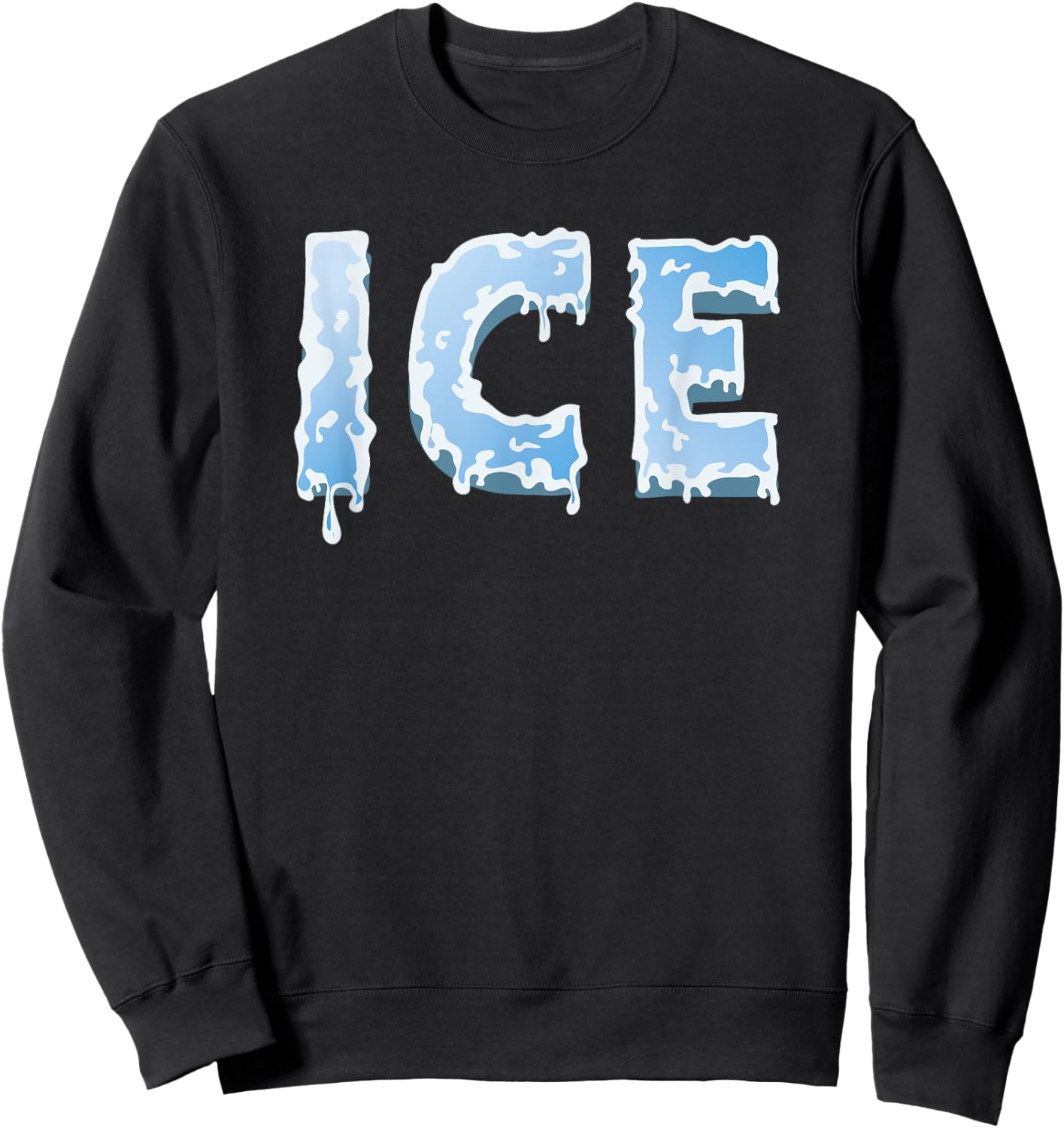 Fire & Ice Matching Couple Halloween Best Friends Sweatshirt - Sweatshirt | Black