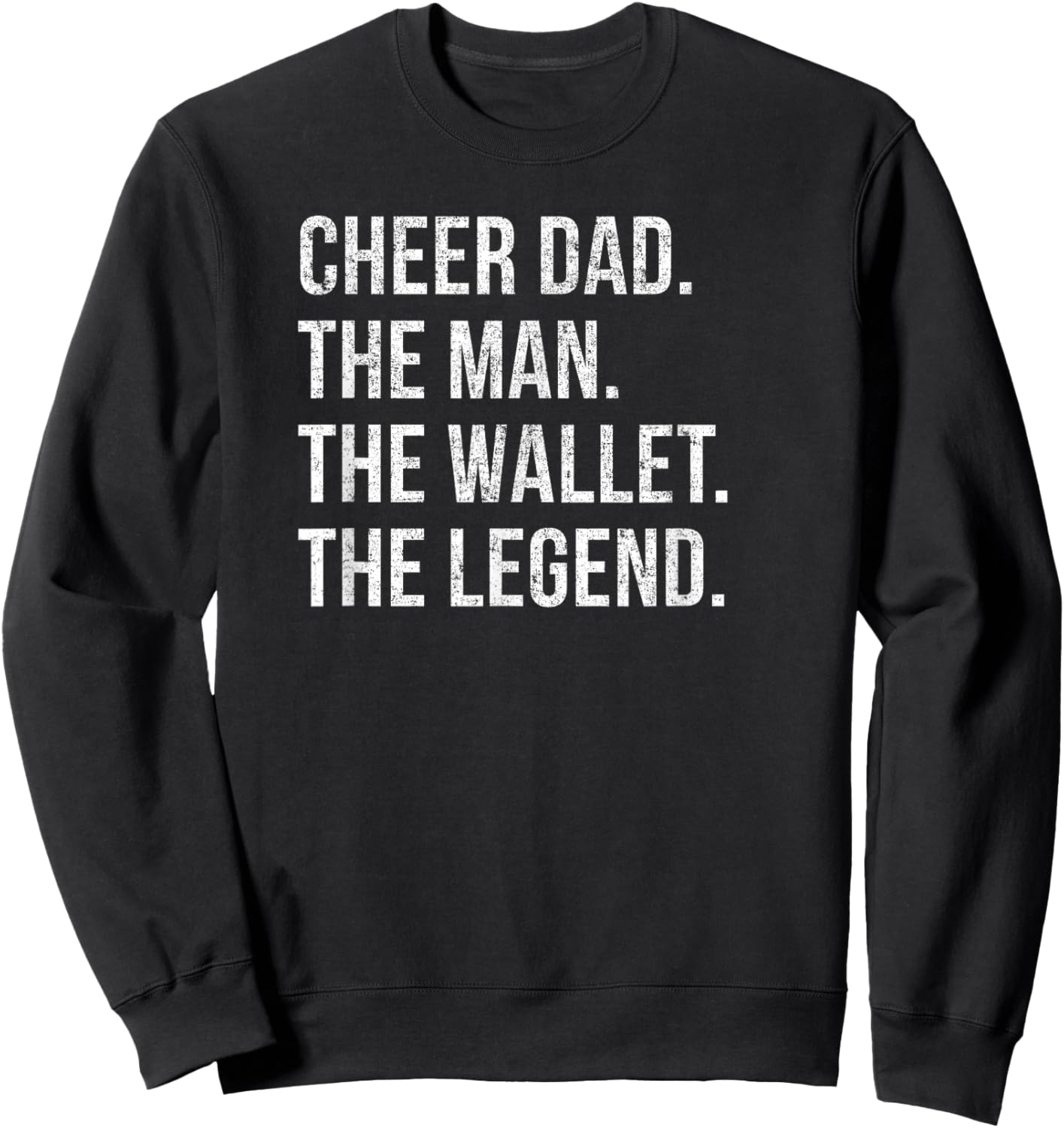 Cheer Dad Cheerleading Sweatshirt - Sweatshirt | Black