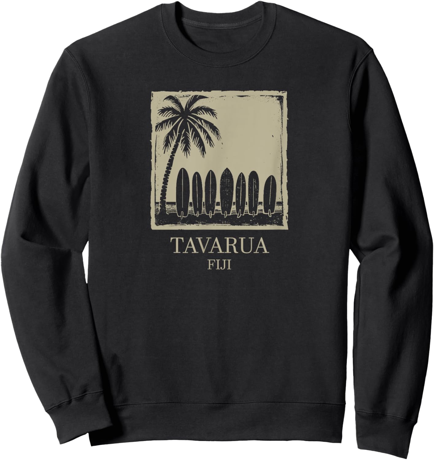 Surfing Surfboard TAVARUA Sweatshirt - Sweatshirt | Black
