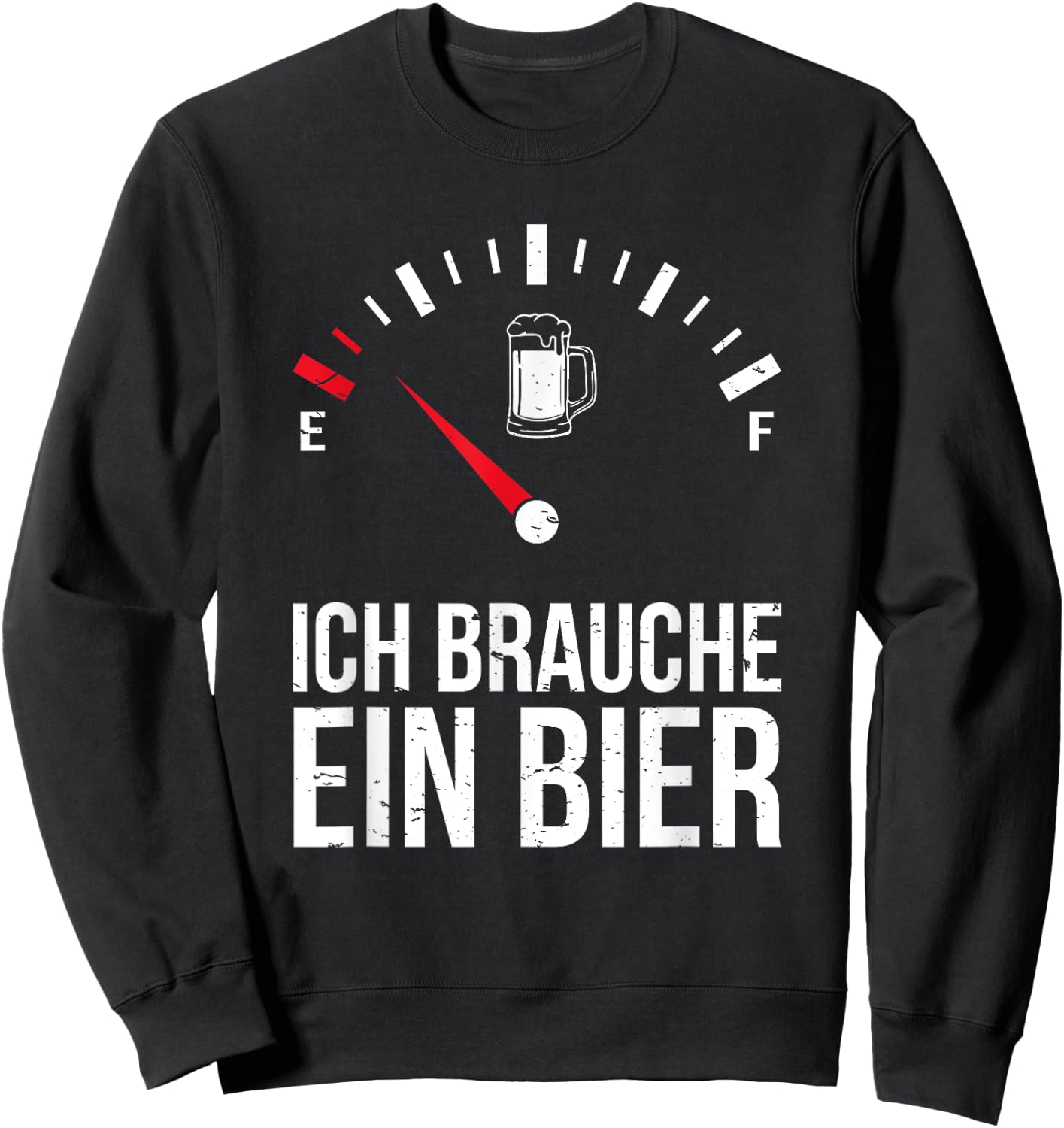 I Need a Beer Funny Drinking Humor Quote Sweatshirt - Sweatshirt | Black
