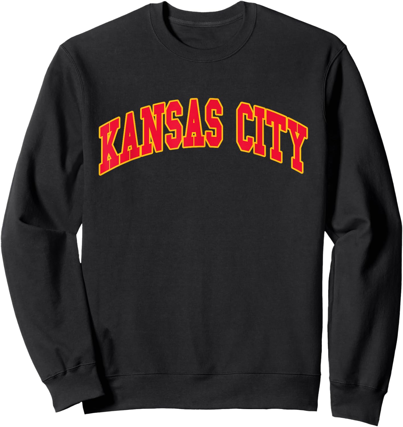 KANSAS CITY - Throwback Design - Classic Sweatshirt - Sweatshirt | Black