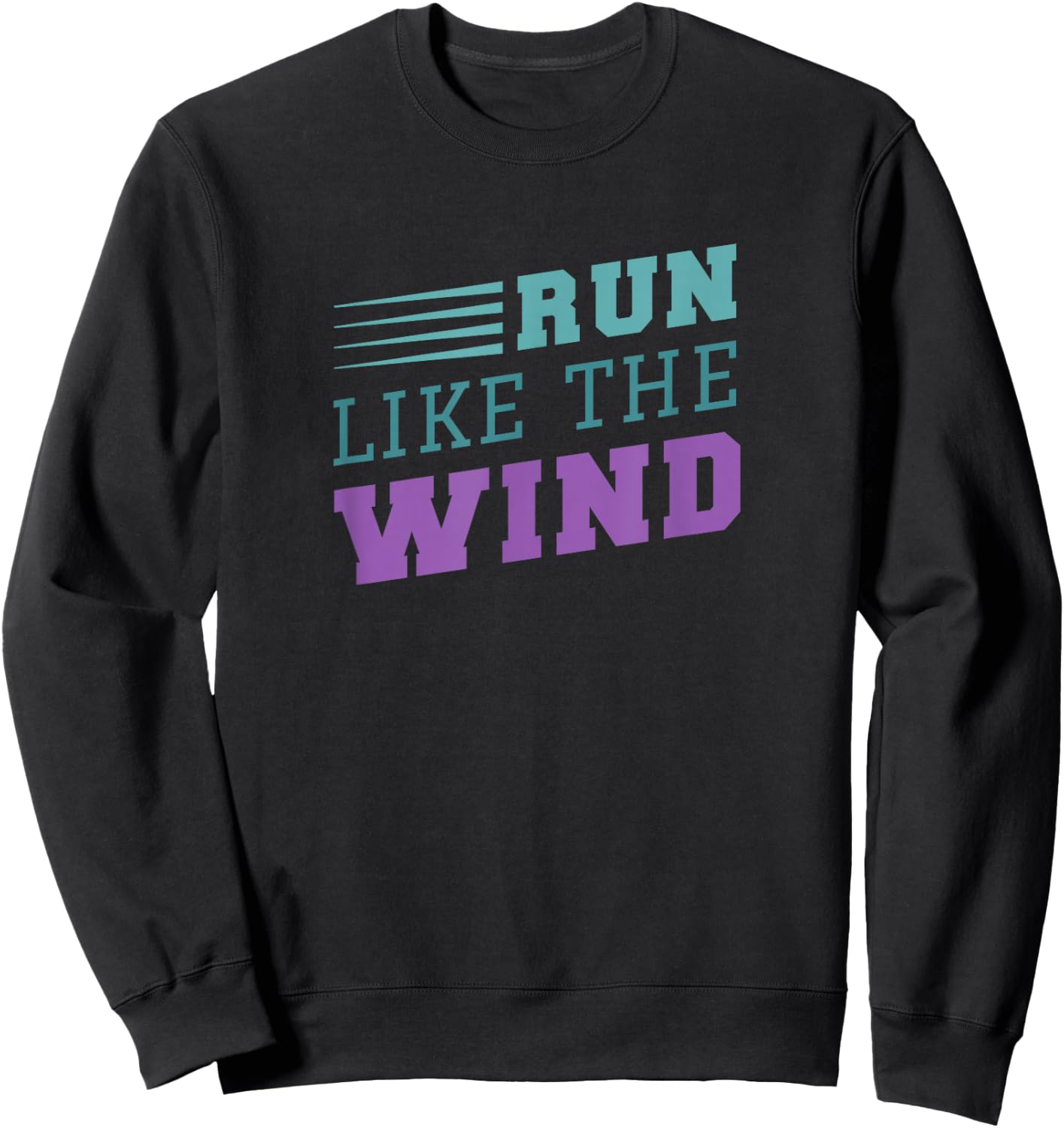 Run Like the Wind Sweatshirt - Sweatshirt | Black