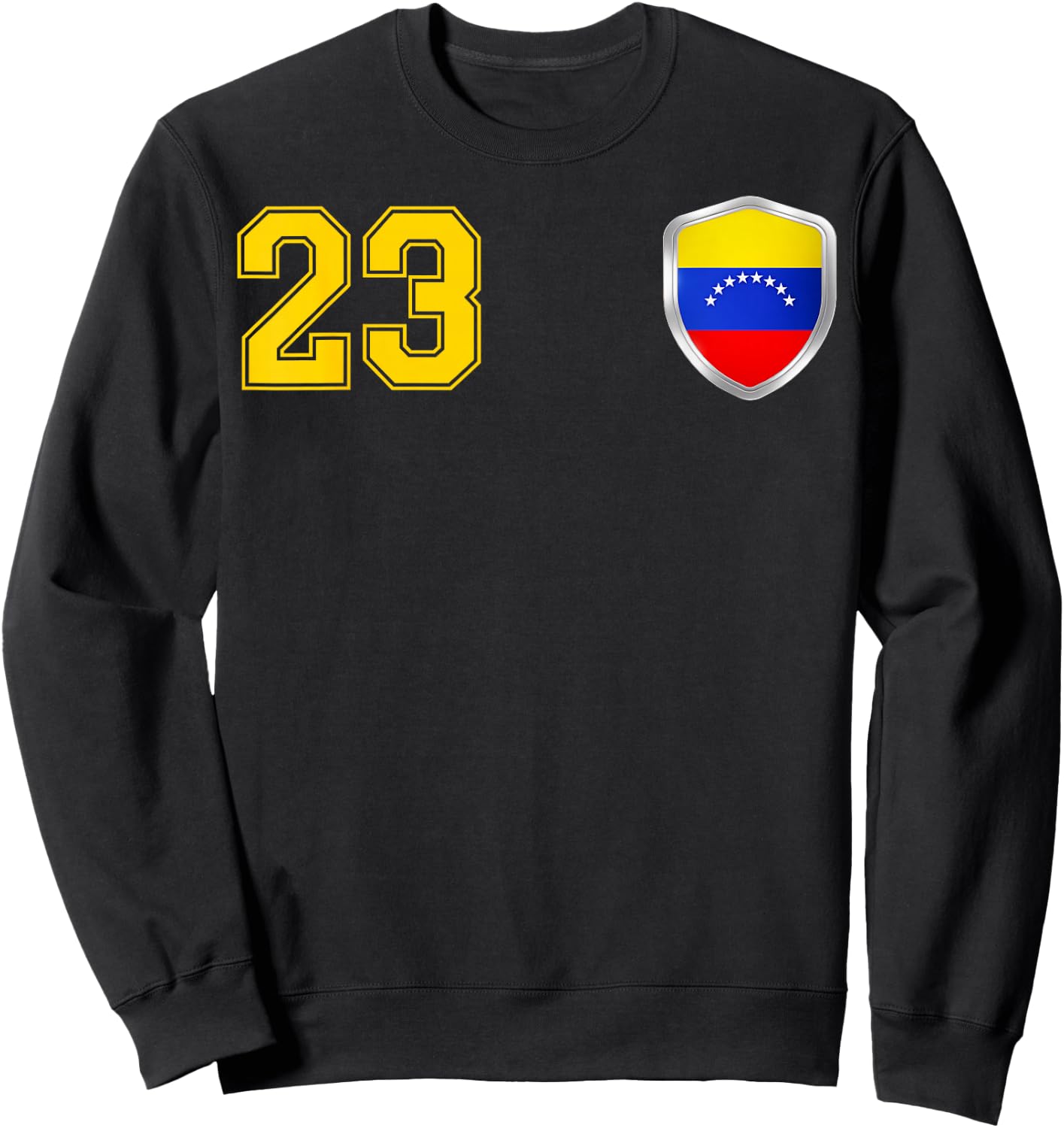 Venezuela - La Vinotinto Team Soccer Design for Venezuelans Sweatshirt - Sweatshirt | Black