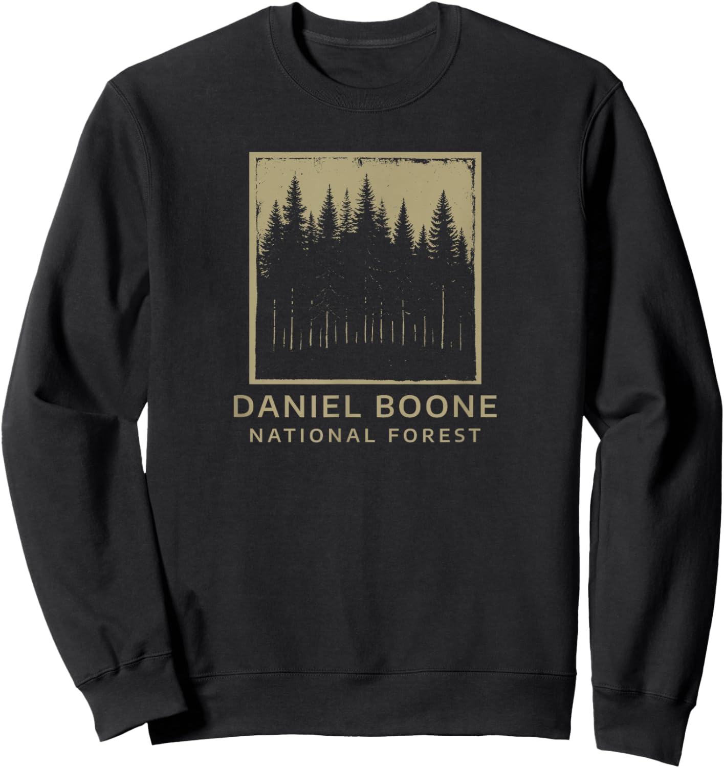 Daniel Boone National Forest Sweatshirt - Sweatshirt | Black