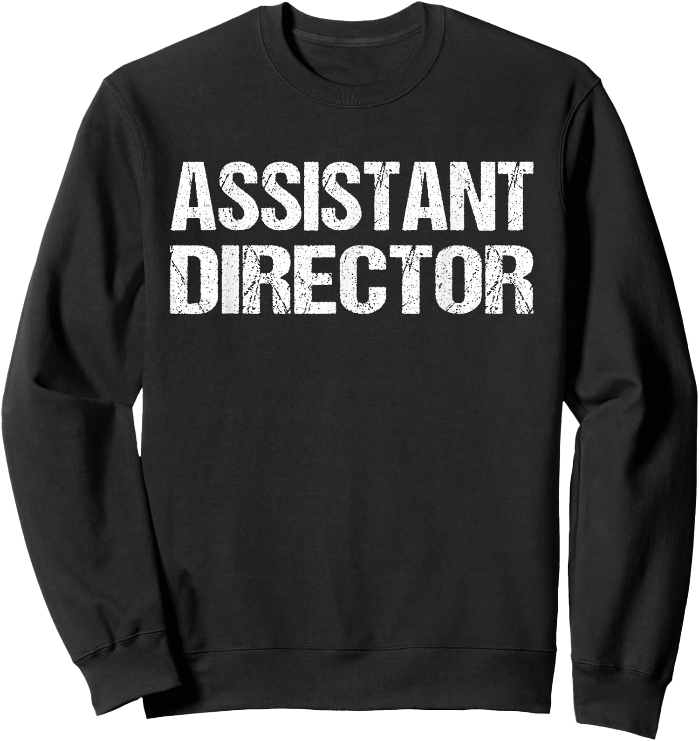 Assistant Director Shirt Film Crew Film Staff Movie Gift Sweatshirt - Sweatshirt | Black