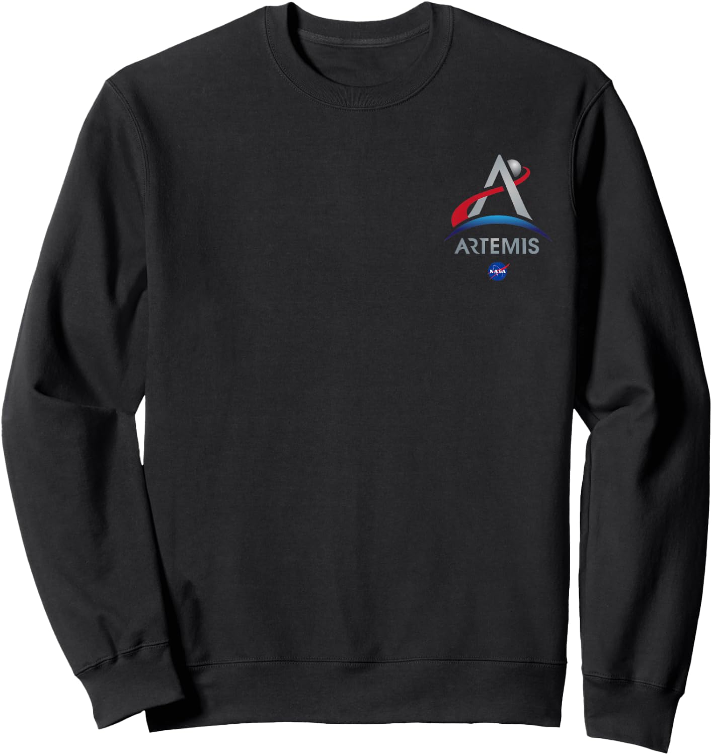 NASA Artemis Mission Logo Sweatshirt - Sweatshirt | Black