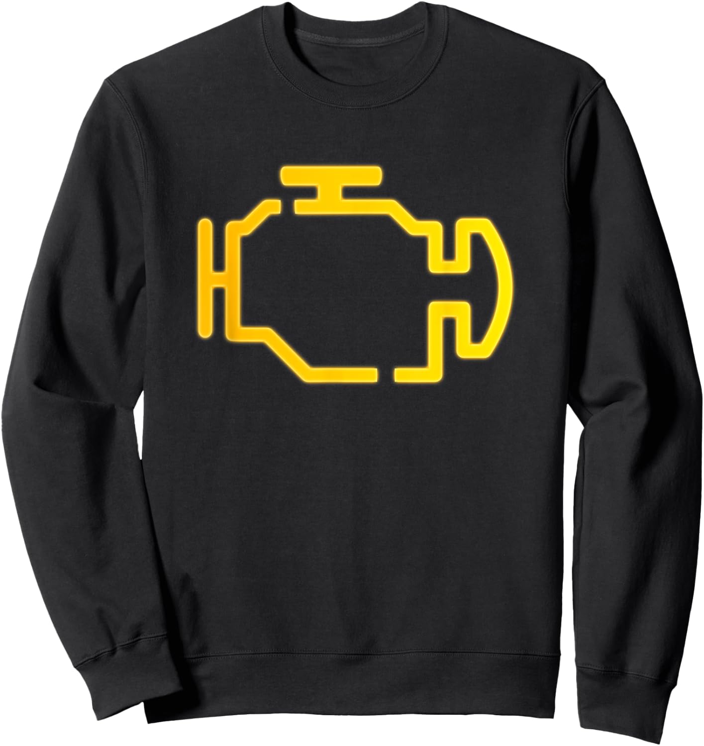 My Scary Costume Engine Light Adult Humor Parents Halloween Sweatshirt - Sweatshirt | Black