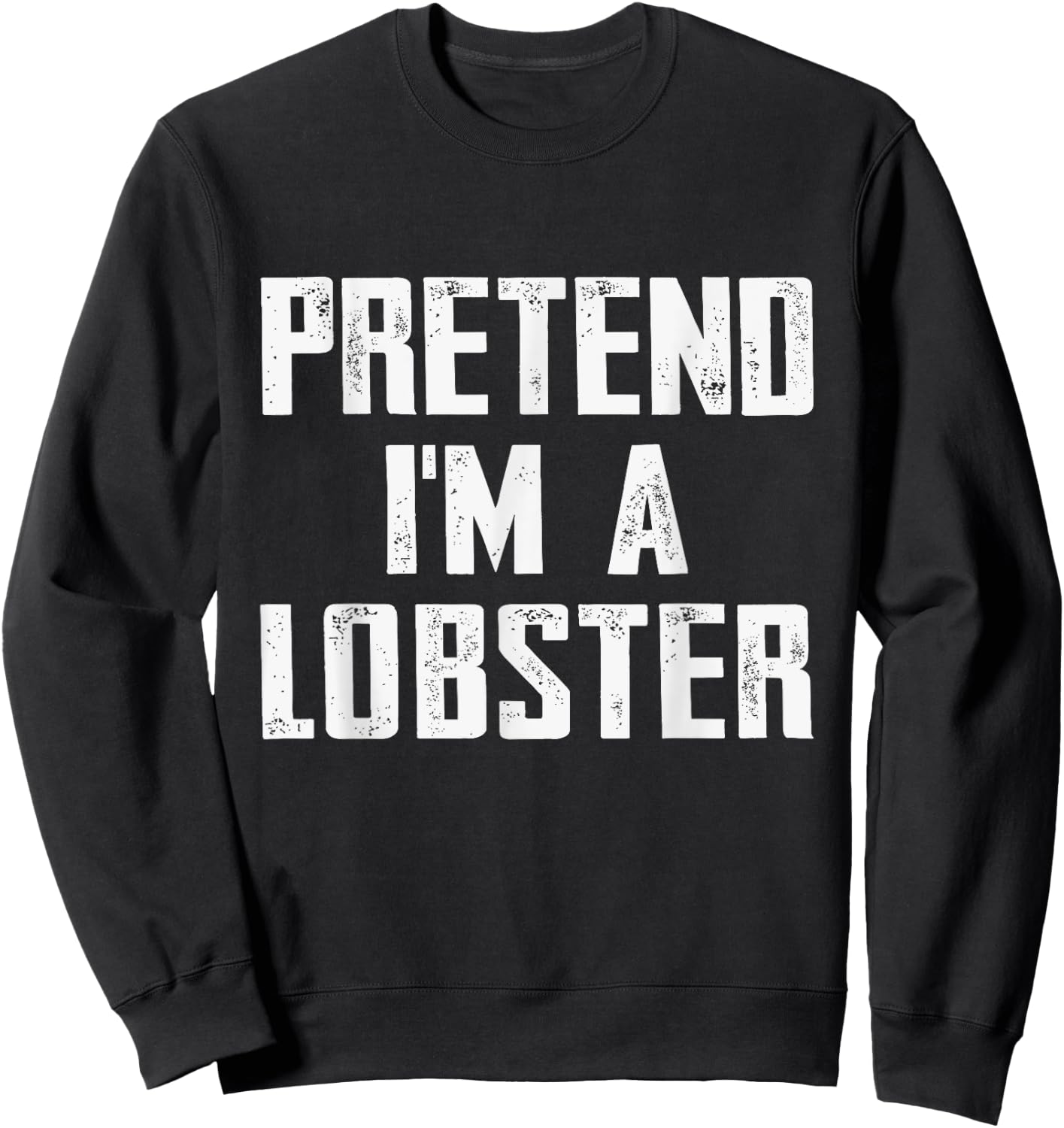 Lobster Costume Kids Boys Funny Easy Costume For Halloween Sweatshirt - Sweatshirt | Black