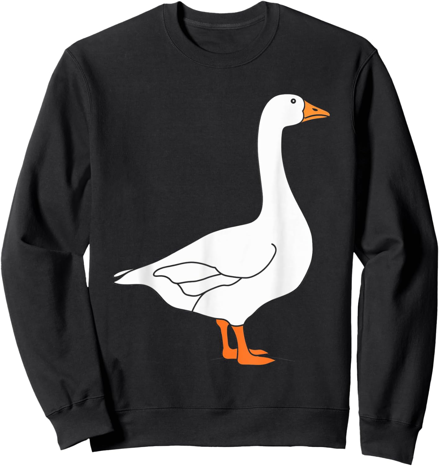 Goose Bird Farm Animal Wildlife Nature Goose Lovers Sweatshirt - Sweatshirt | Black