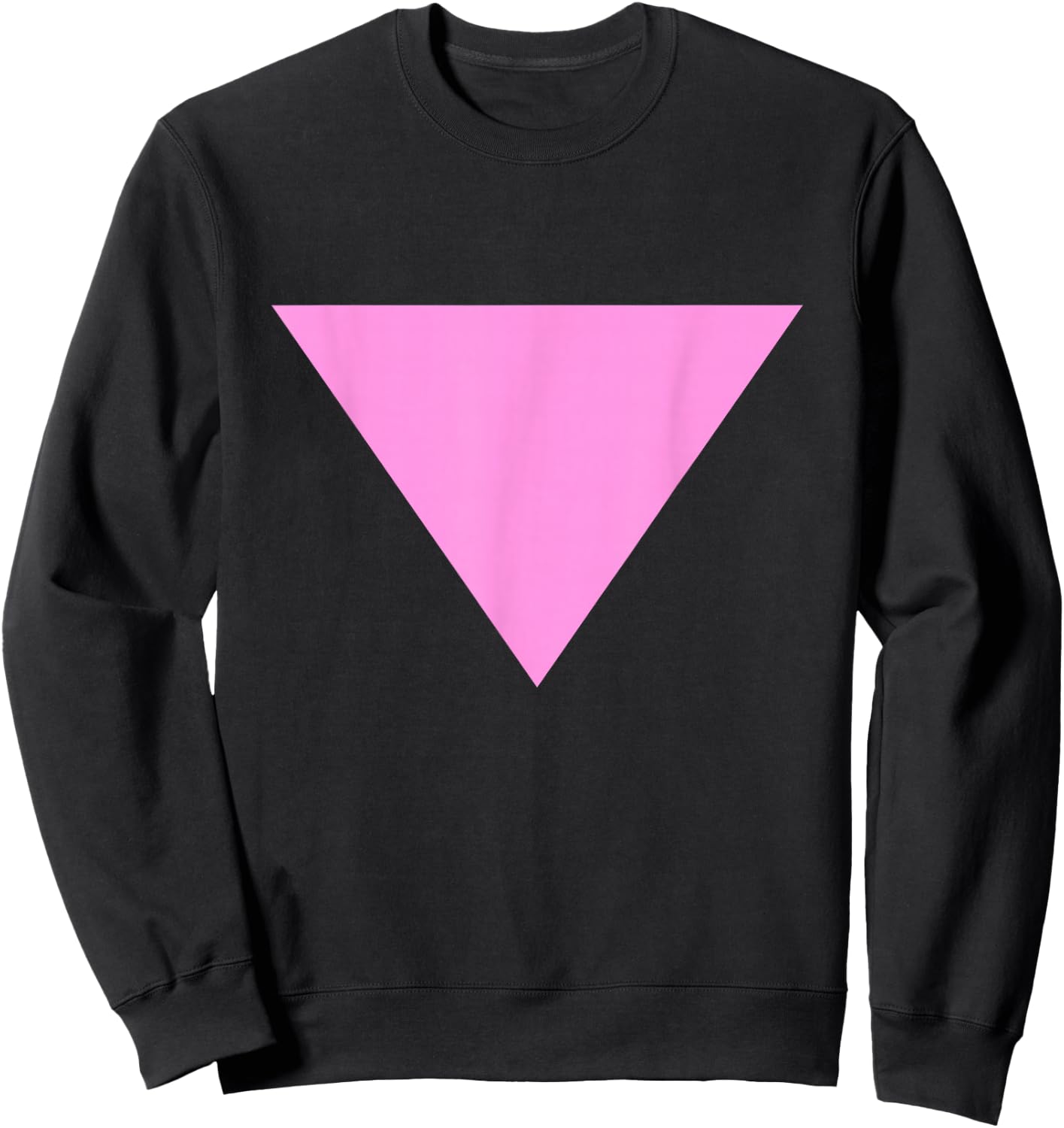Pink Triangle Sweatshirt - Sweatshirt | Black