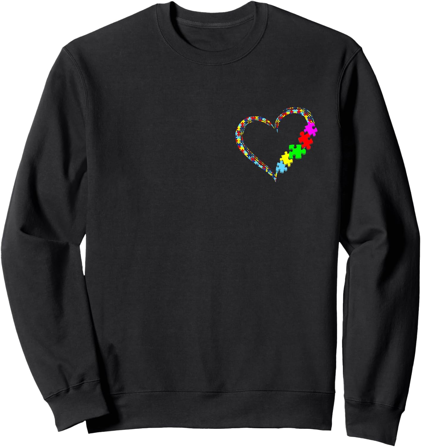 Autism Awareness Accept Understand Love Support Blue Autism Sweatshirt - Sweatshirt | Black