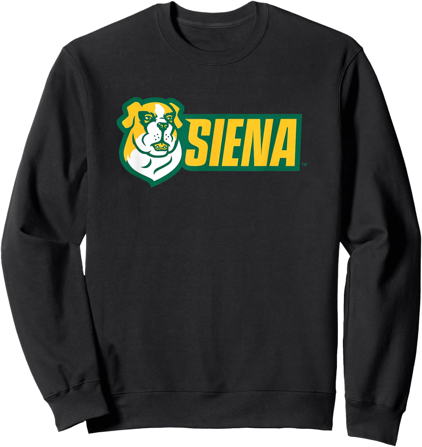 Siena College Saints - St. Bernard Logo Sweatshirt - Sweatshirt | Black