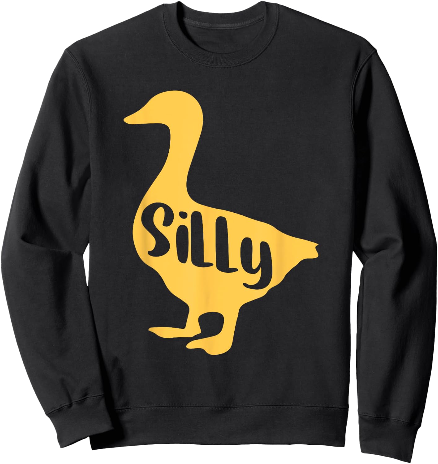 Funny Goose Designs Canadian Whisperer Silly Bird Sweatshirt - Sweatshirt | Black
