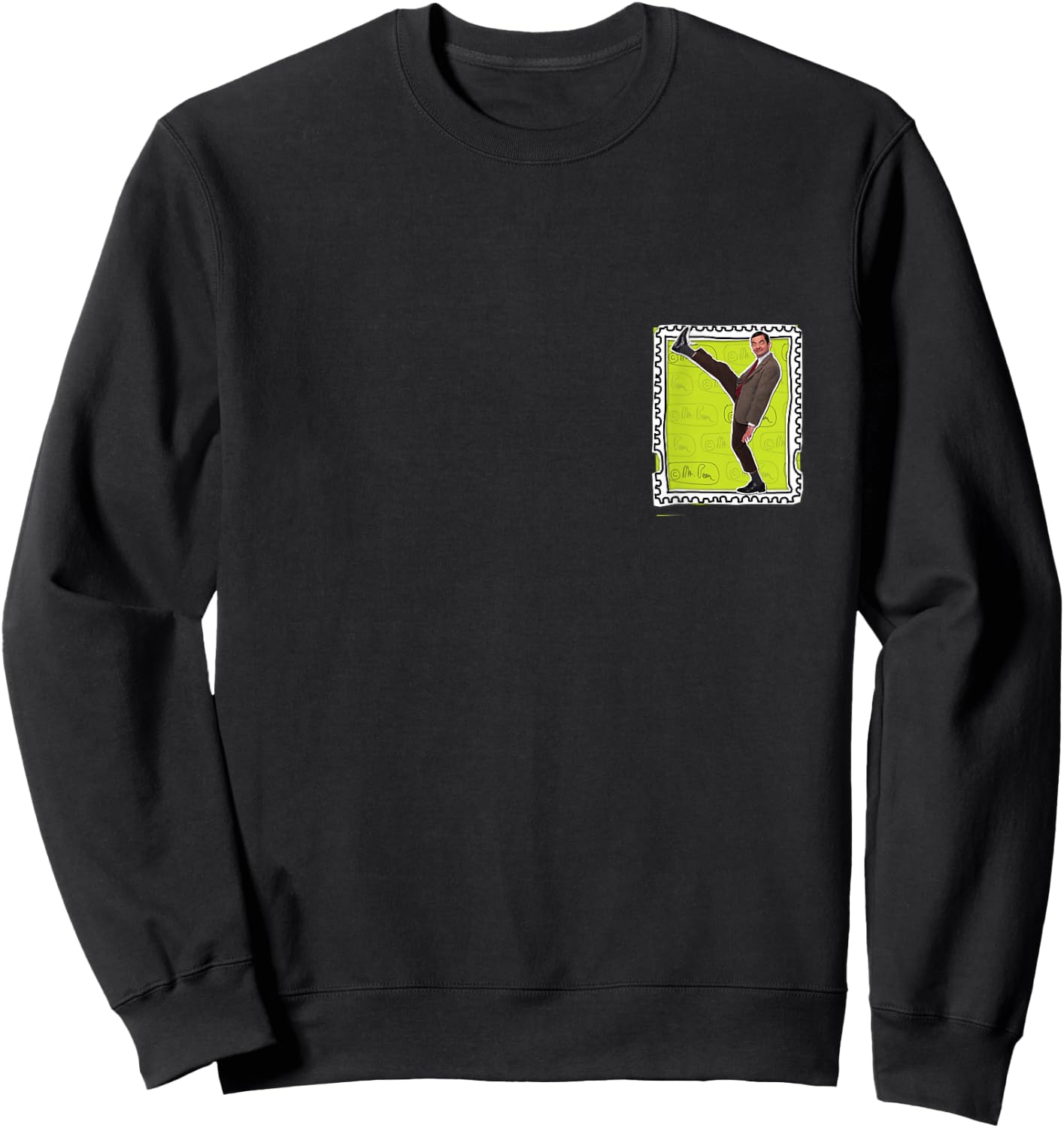 Mr Bean Pocket Sweatshirt - Sweatshirt | Black
