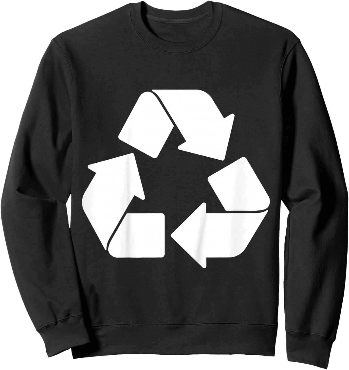 Recycling Logo Earth Day Toddler Boy Recycle Symbol Girls Sweatshirt - Sweatshirt | Black